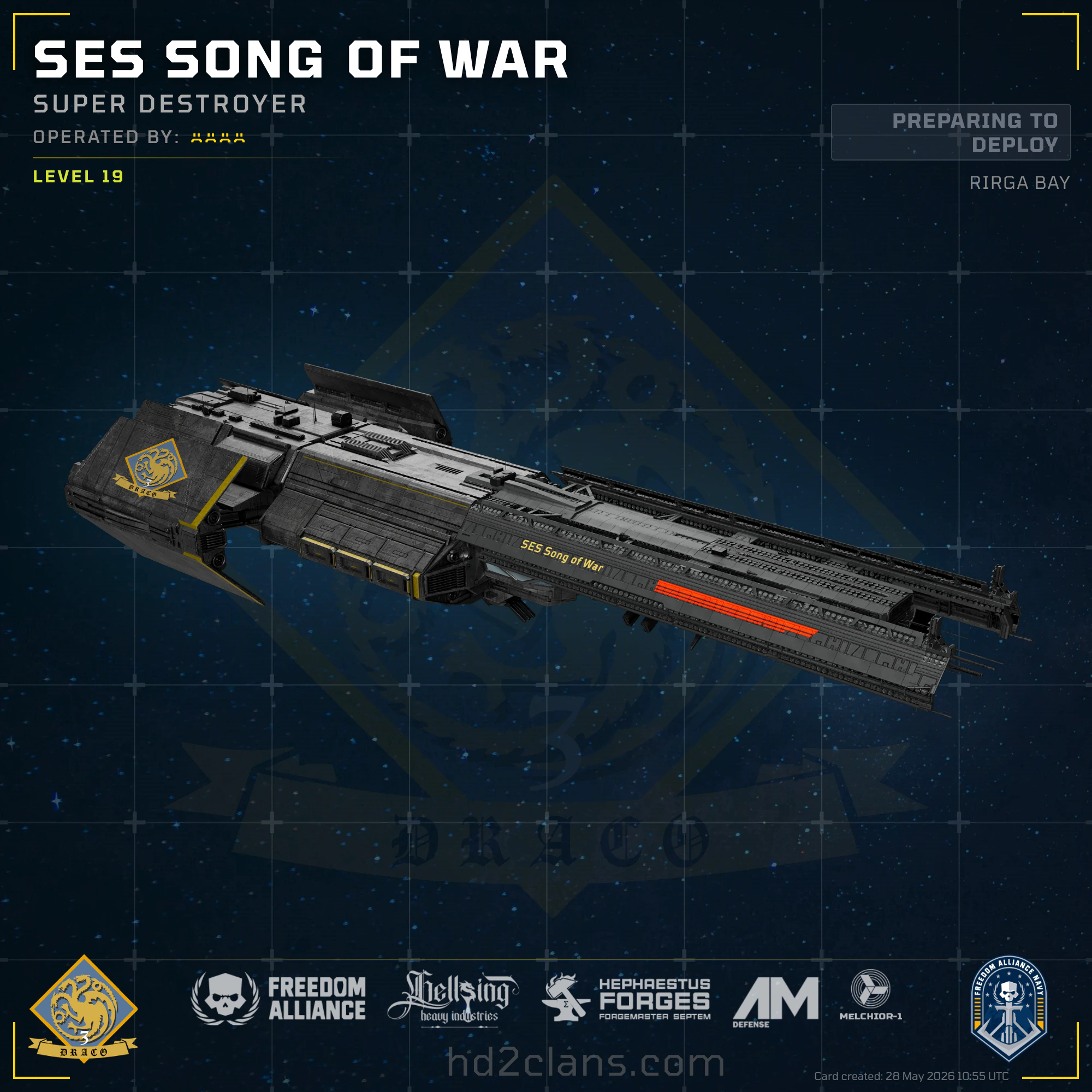SES Song of War