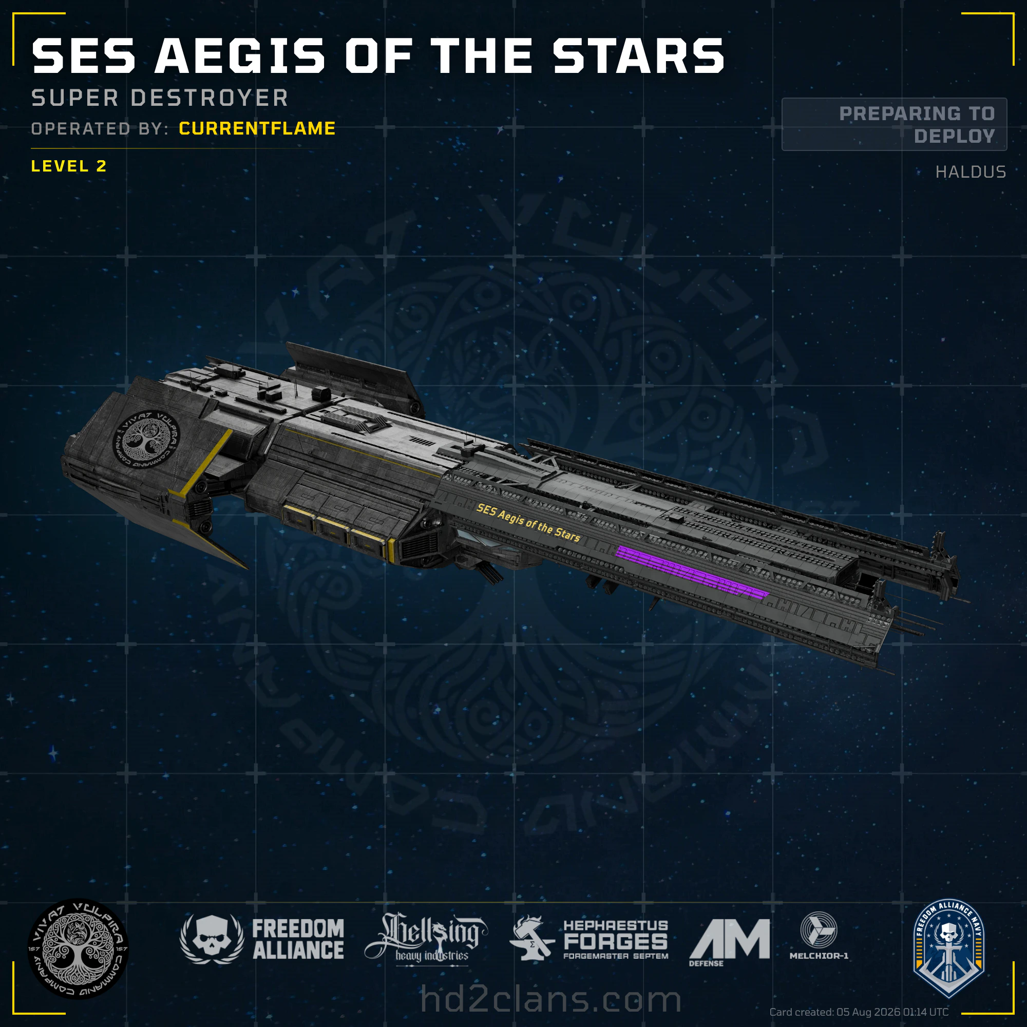 SES Aegis of the Stars