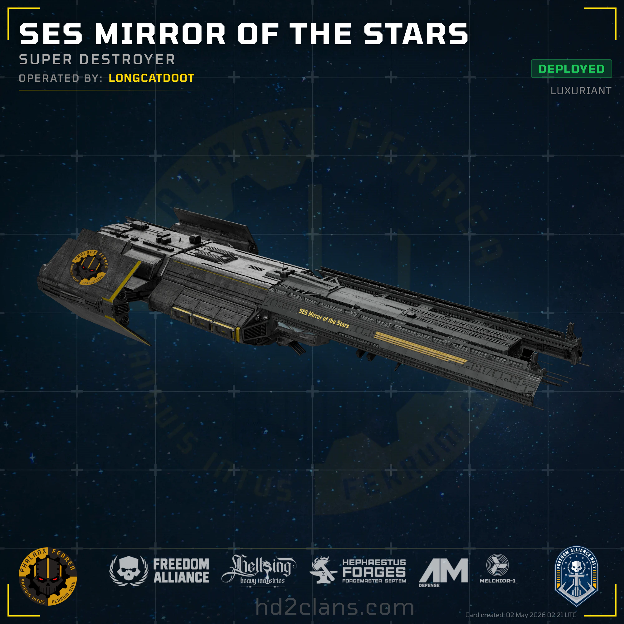 SES Mirror of the Stars