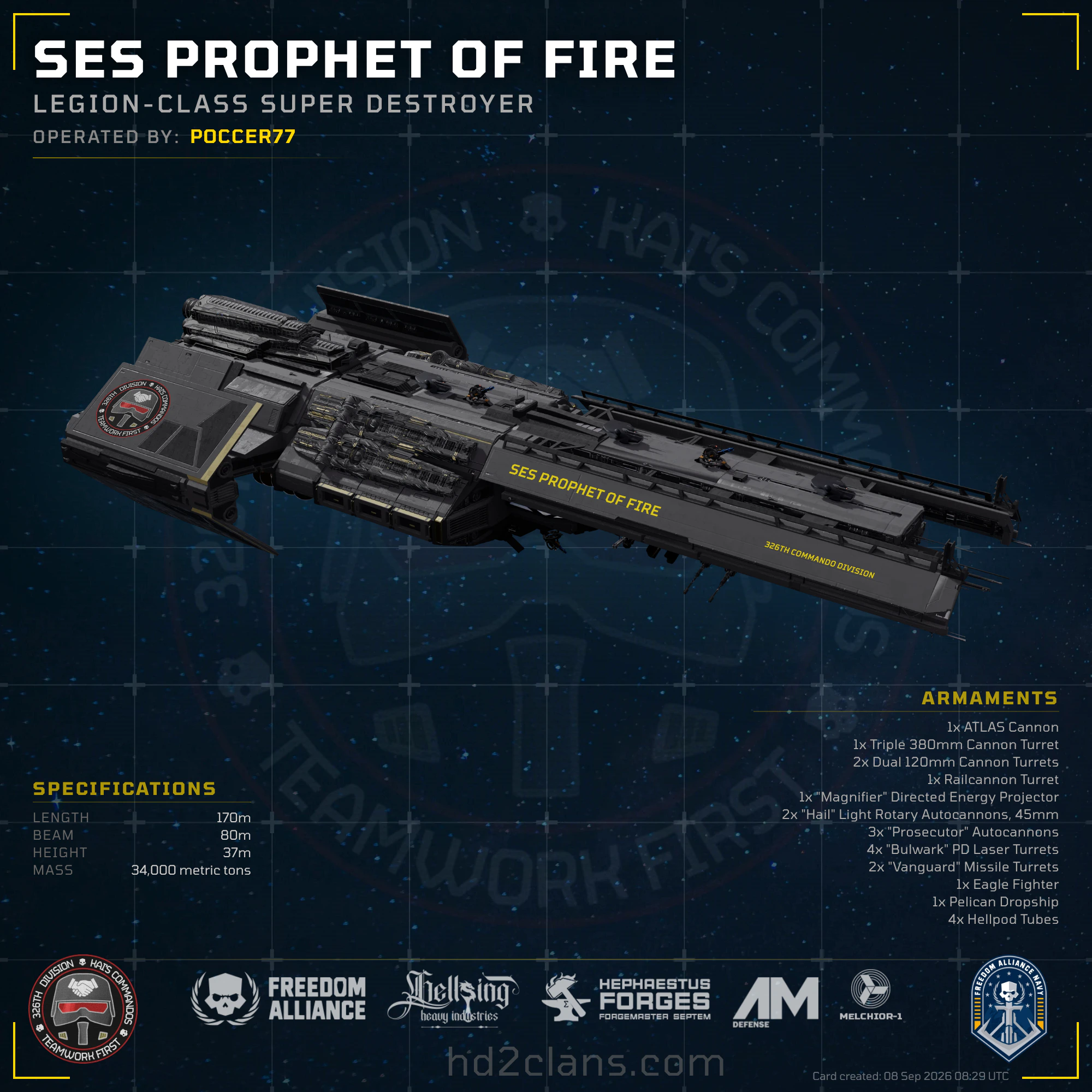 SES Prophet of Fire