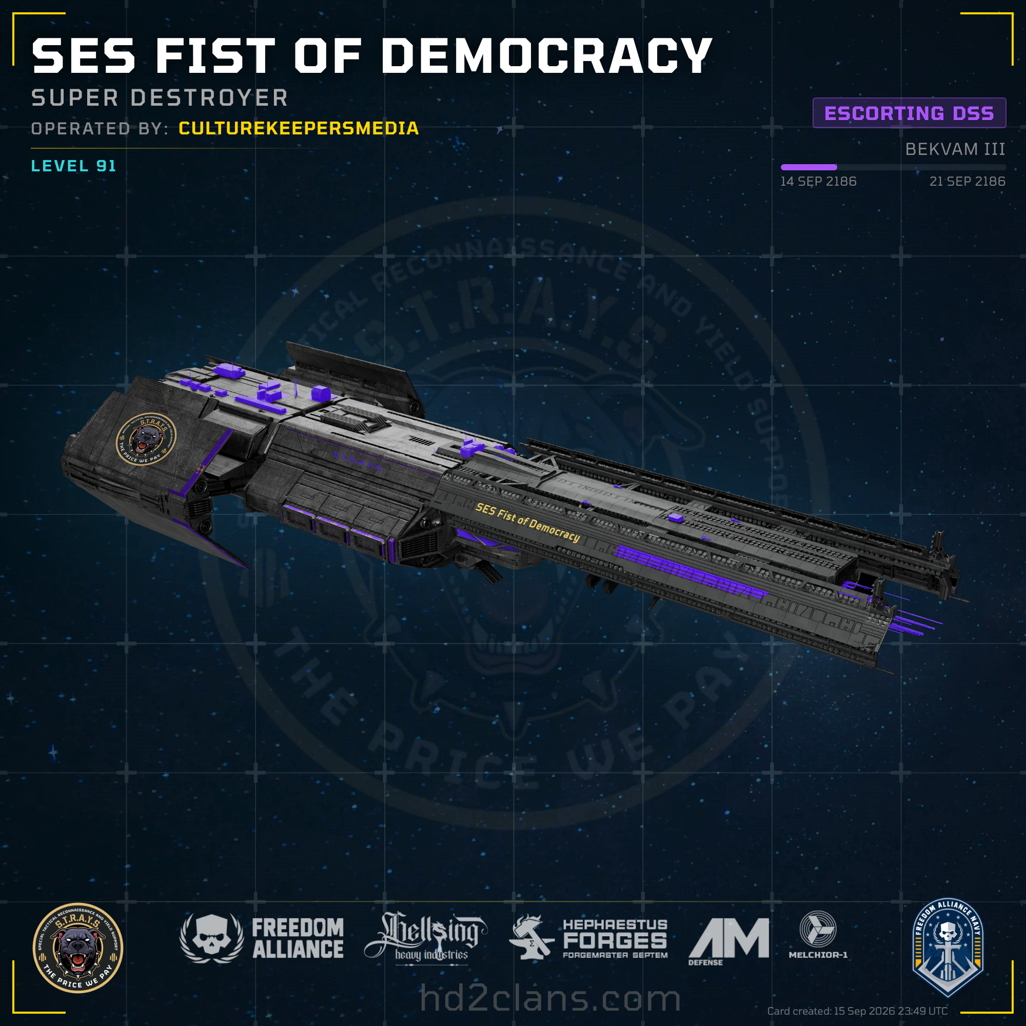 SES Fist of Democracy