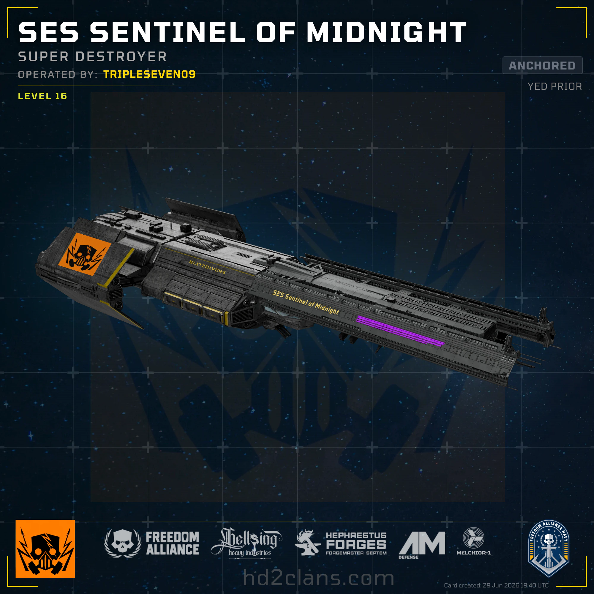 SES Sentinel of Midnight