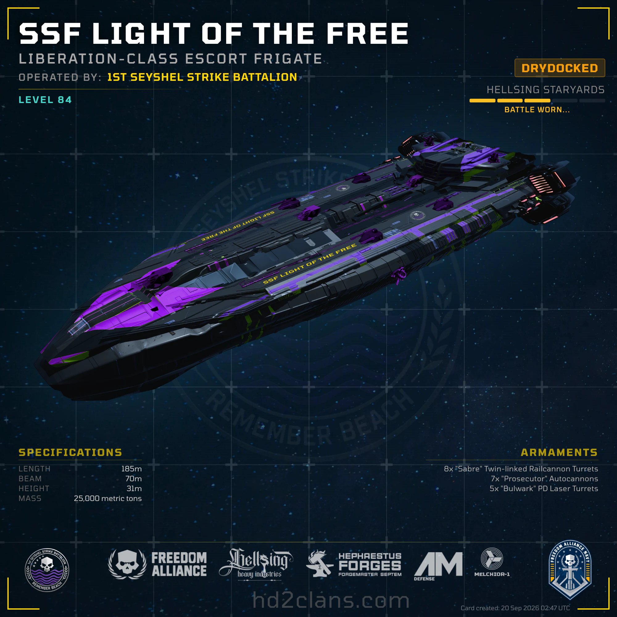 SSF Light of the Free