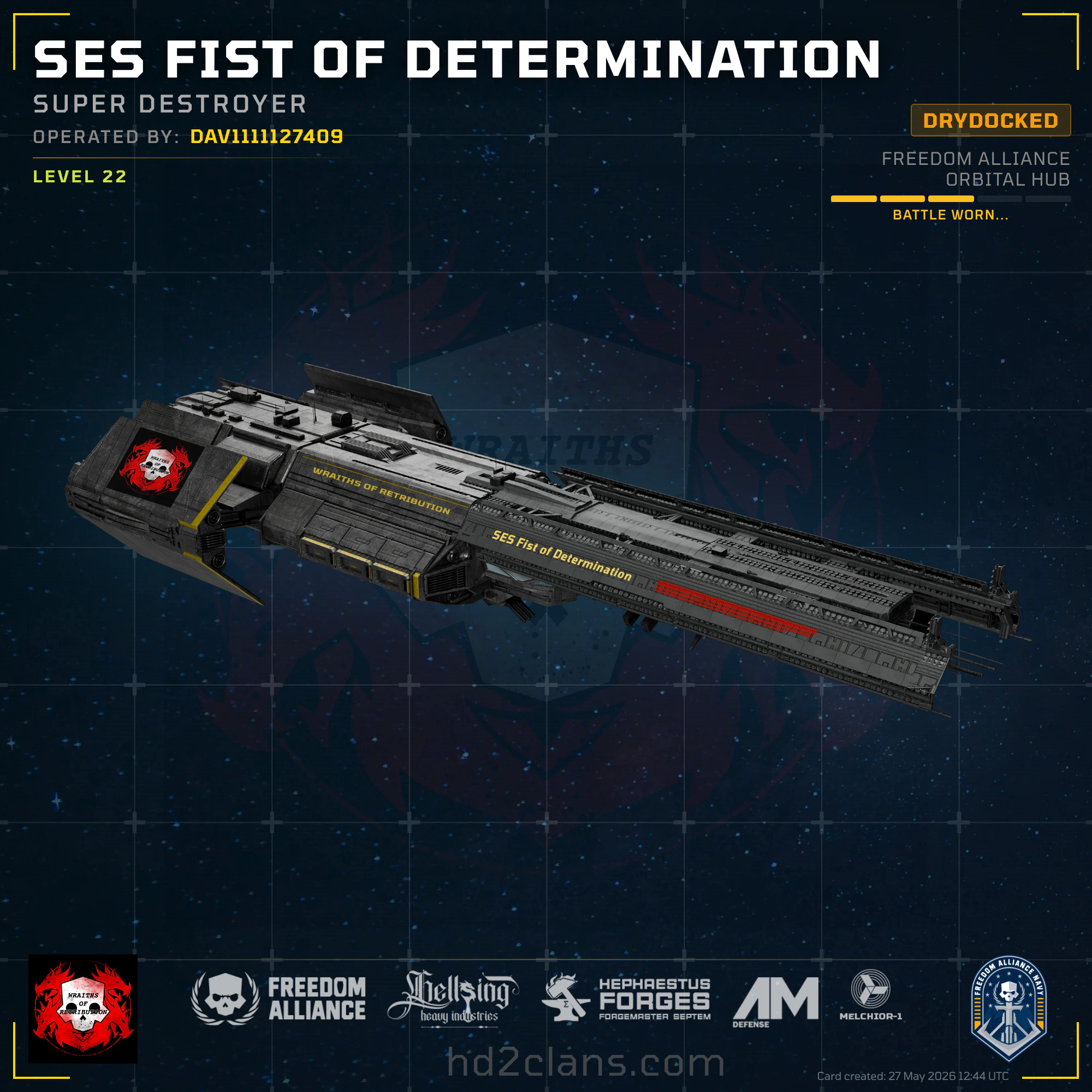 SES Fist of Determination