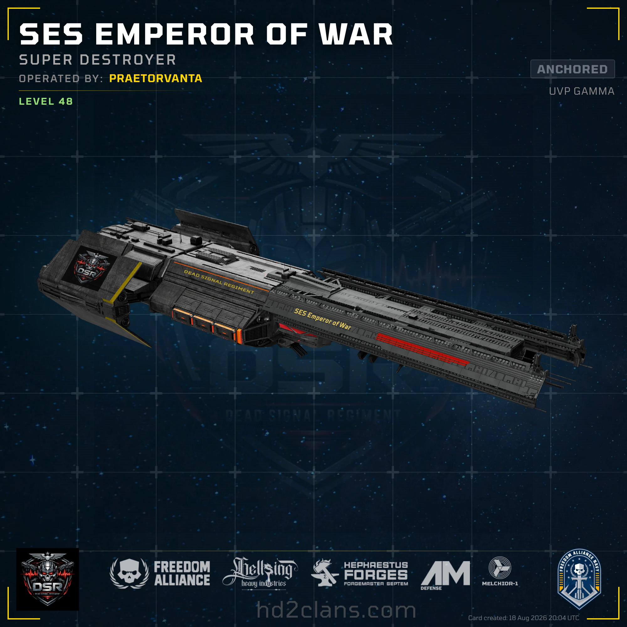 SES Emperor of War