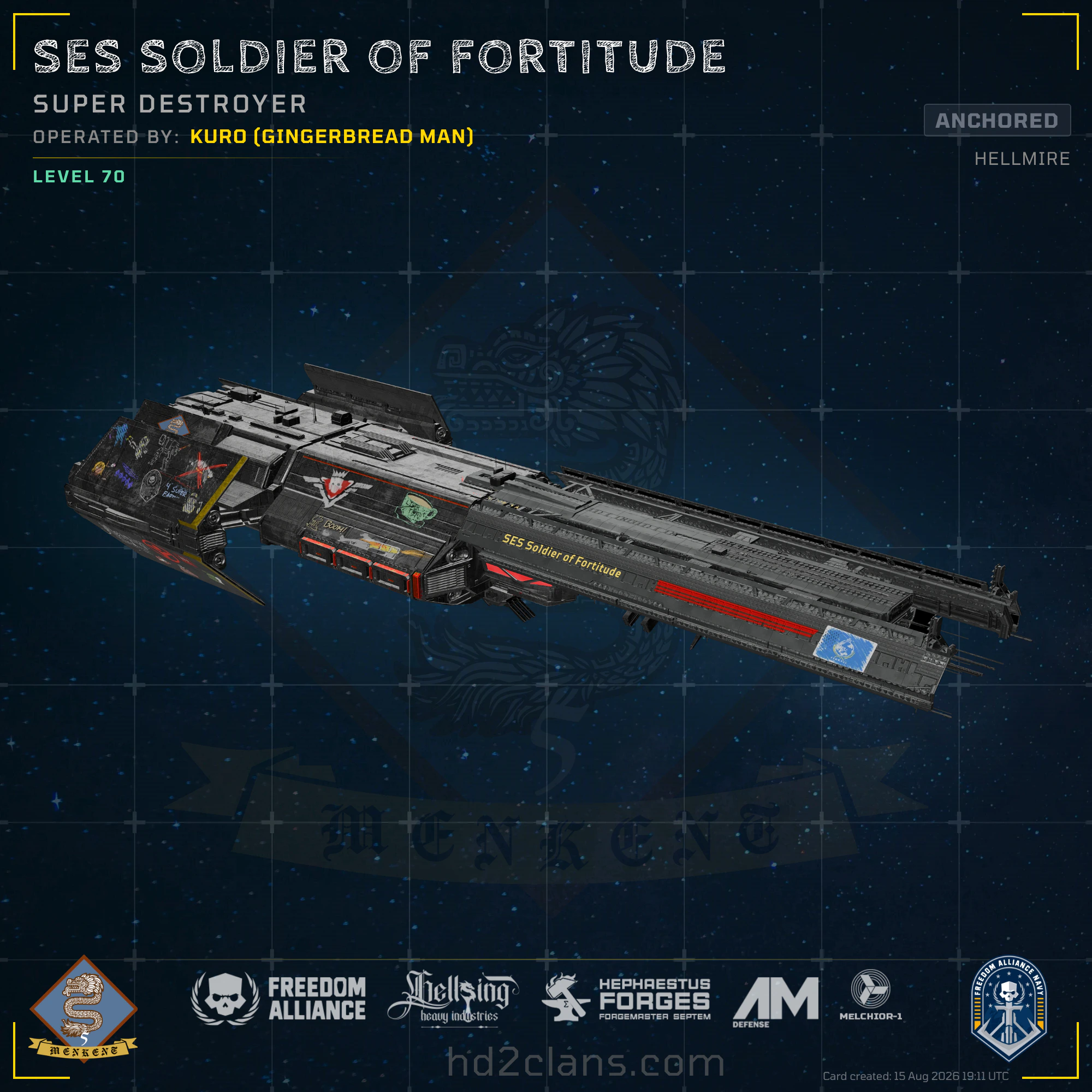 SES Soldier of Fortitude
