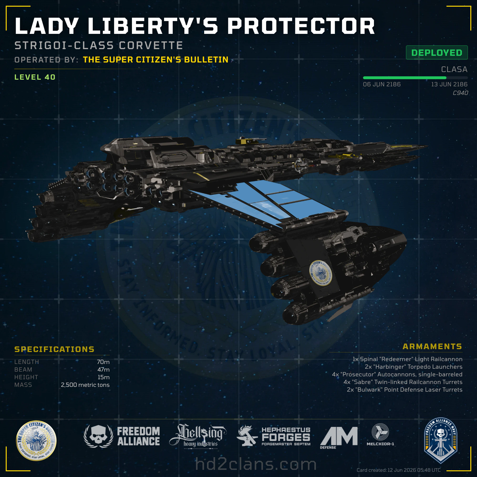 SCC Lady Liberty's Protector