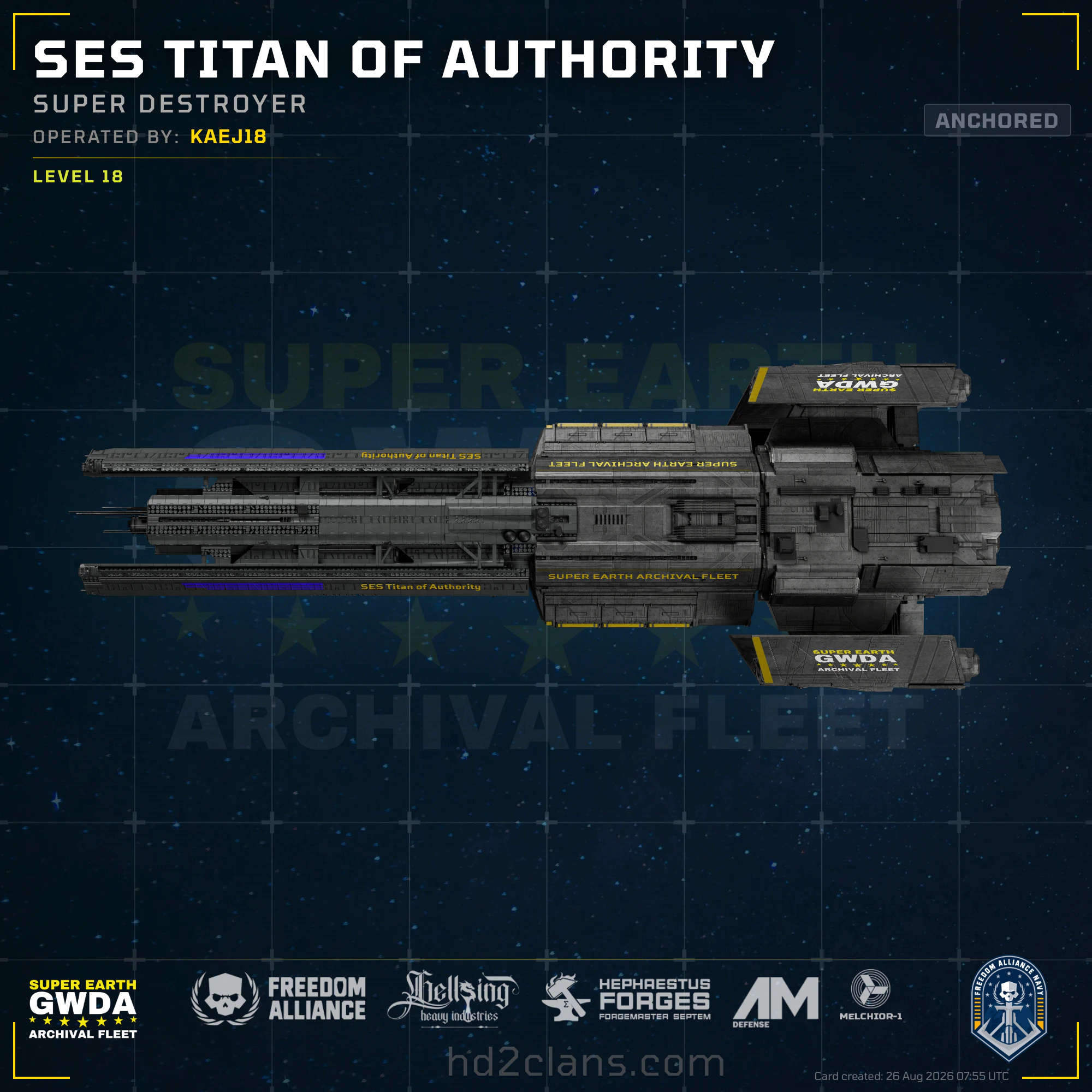 SES Titan of Authority