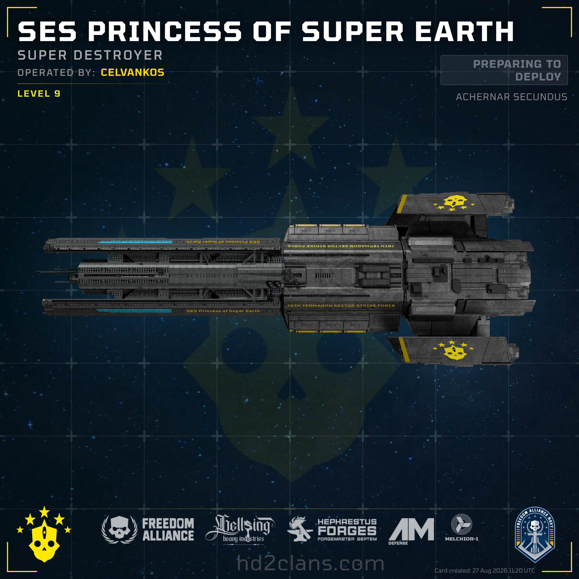 SES Princess of Super Earth