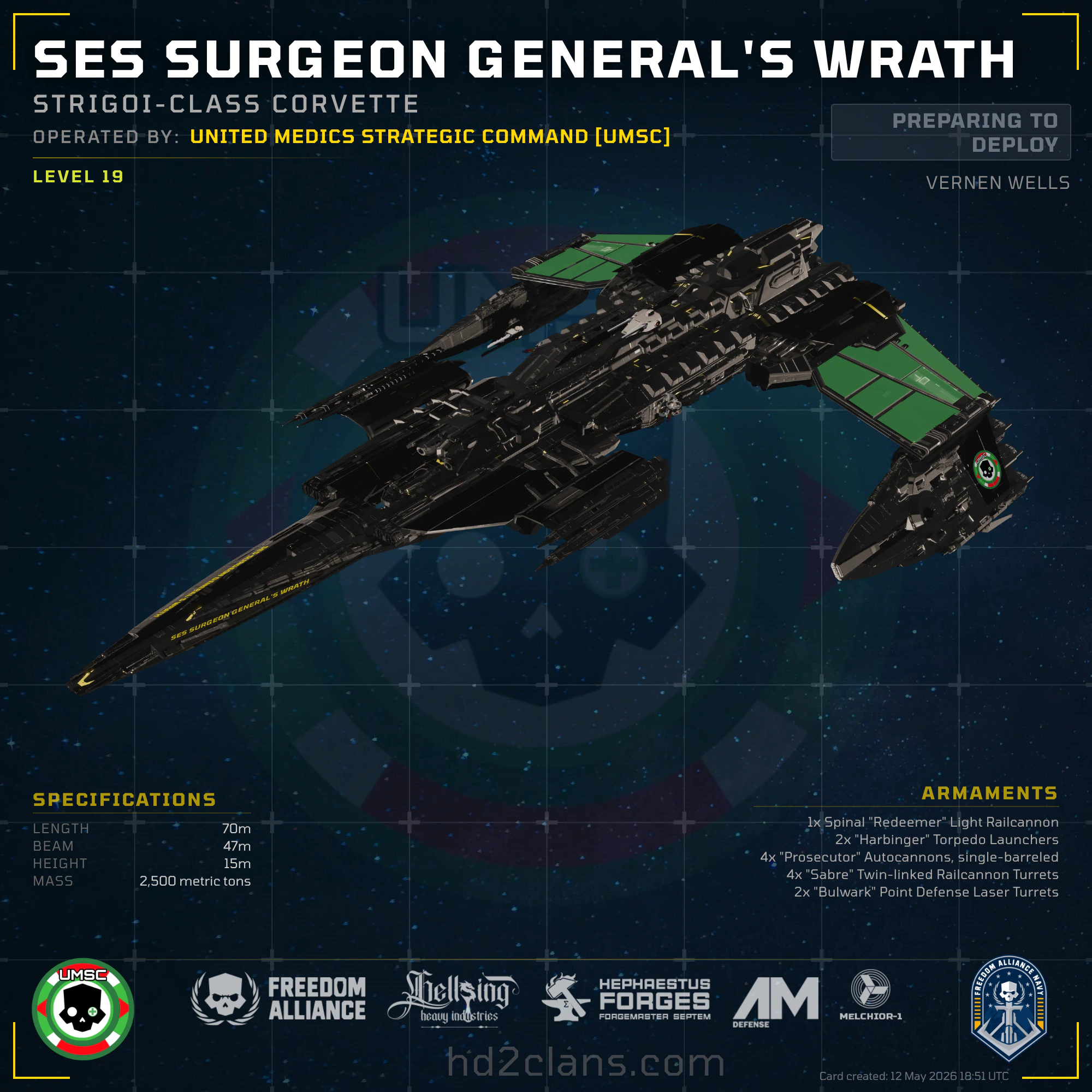 SES Surgeon General's Wrath