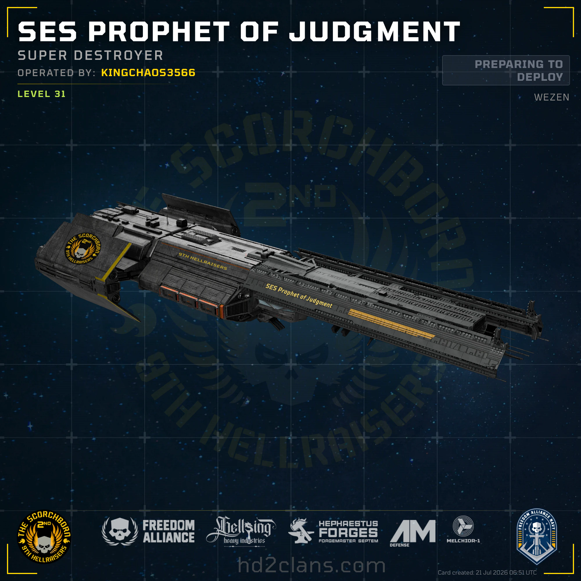SES Prophet of Judgment