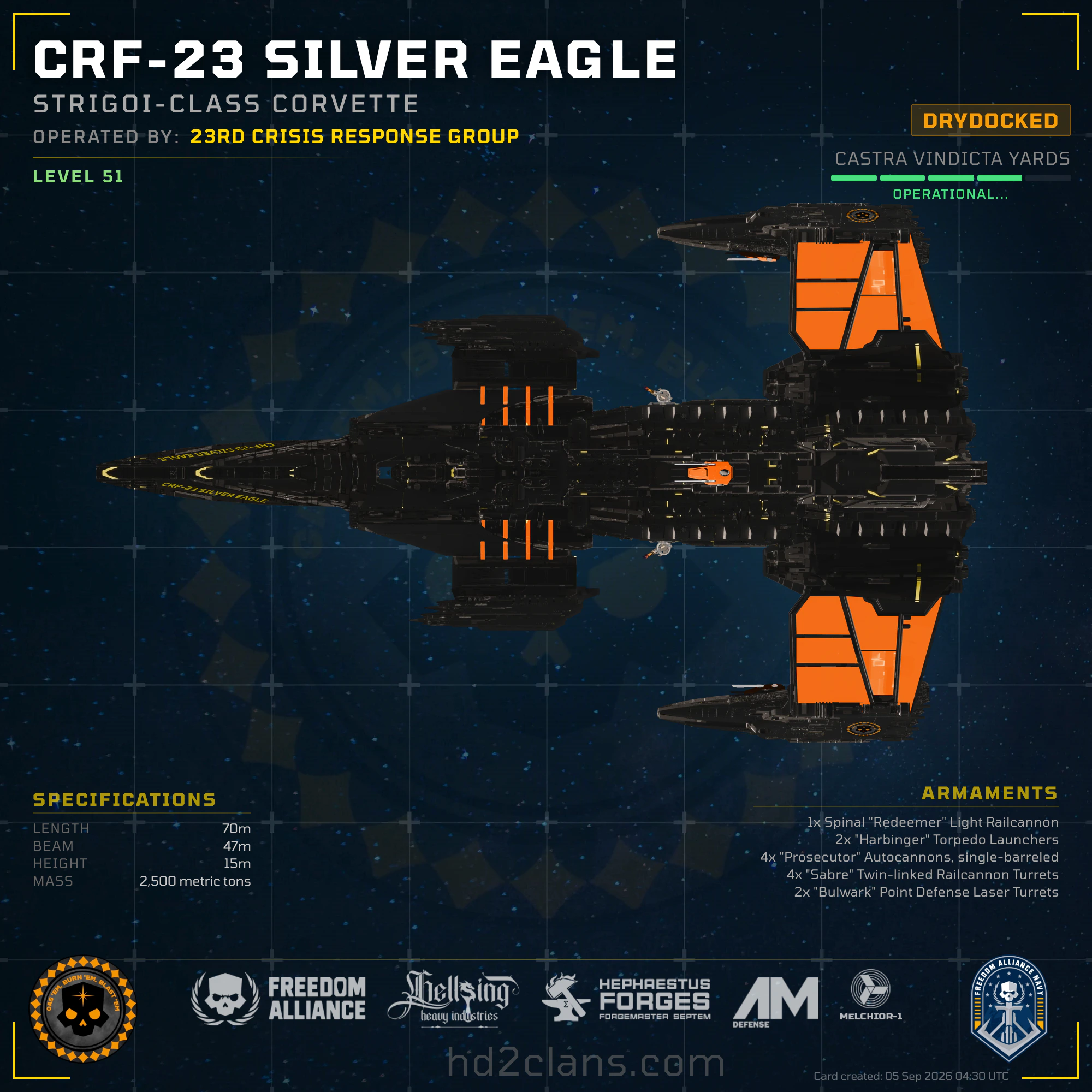 CRF-23 Silver Eagle