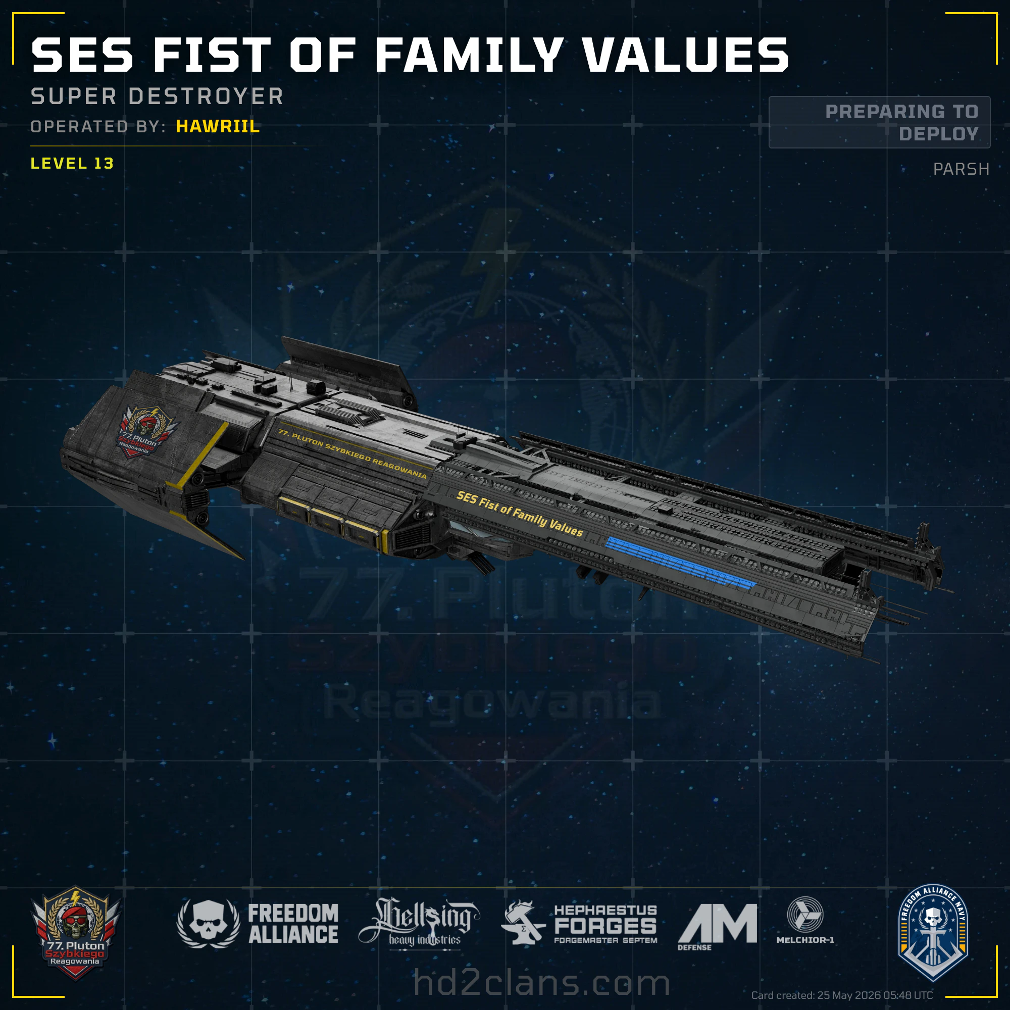 SES Fist of Family Values