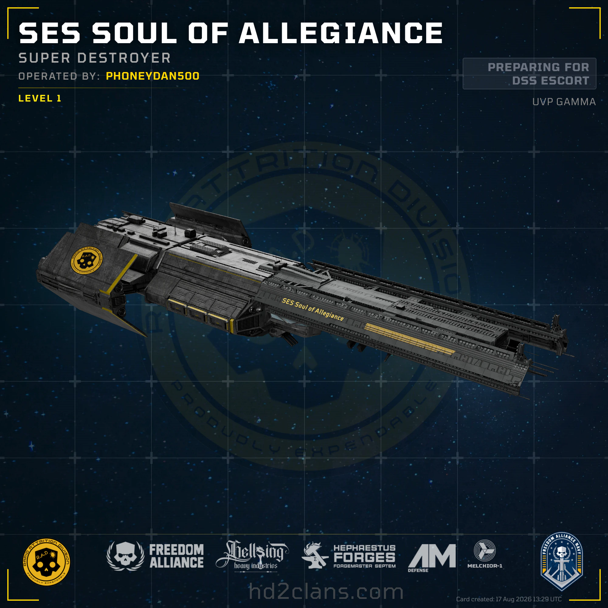 SES Soul of Allegiance