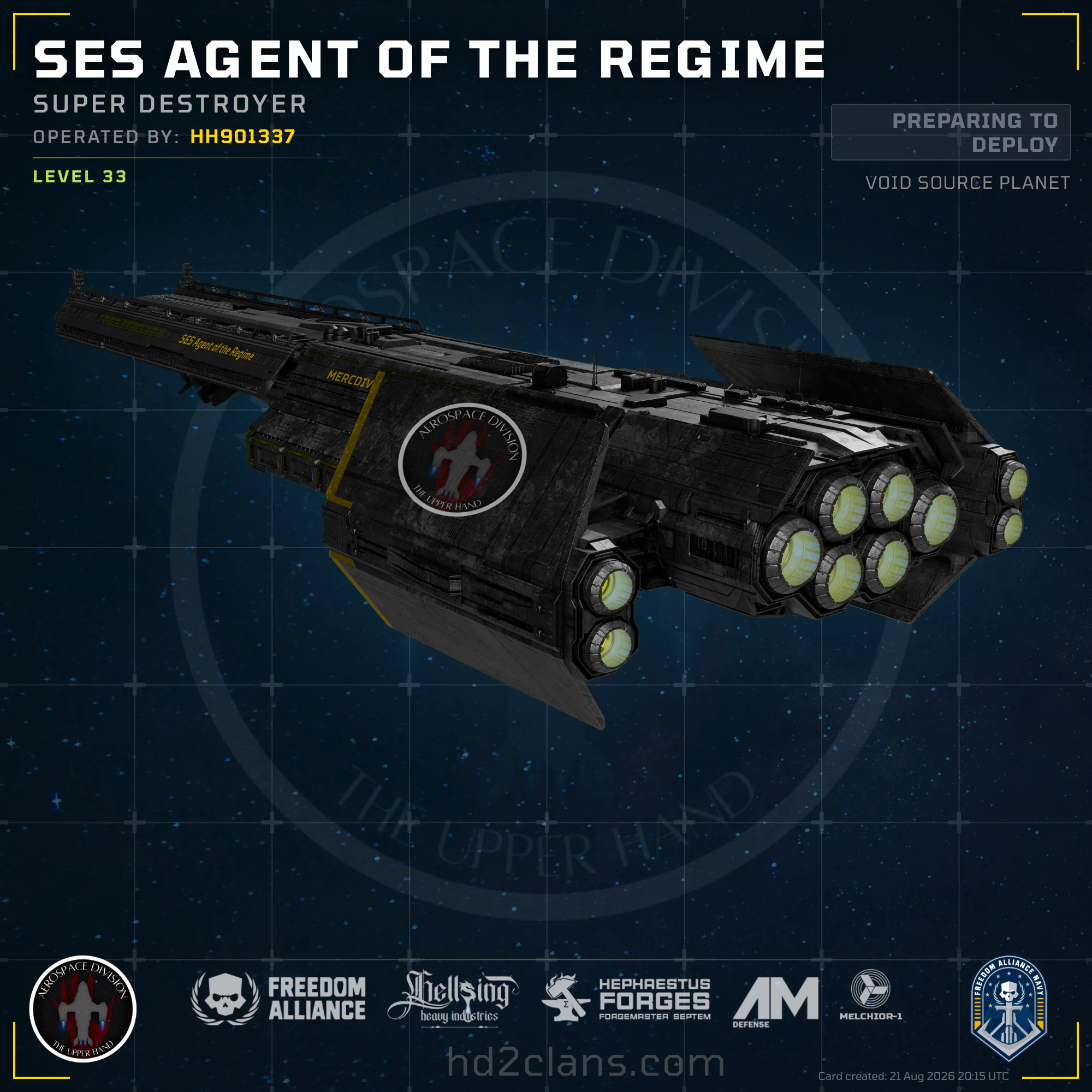 SES Agent of the Regime