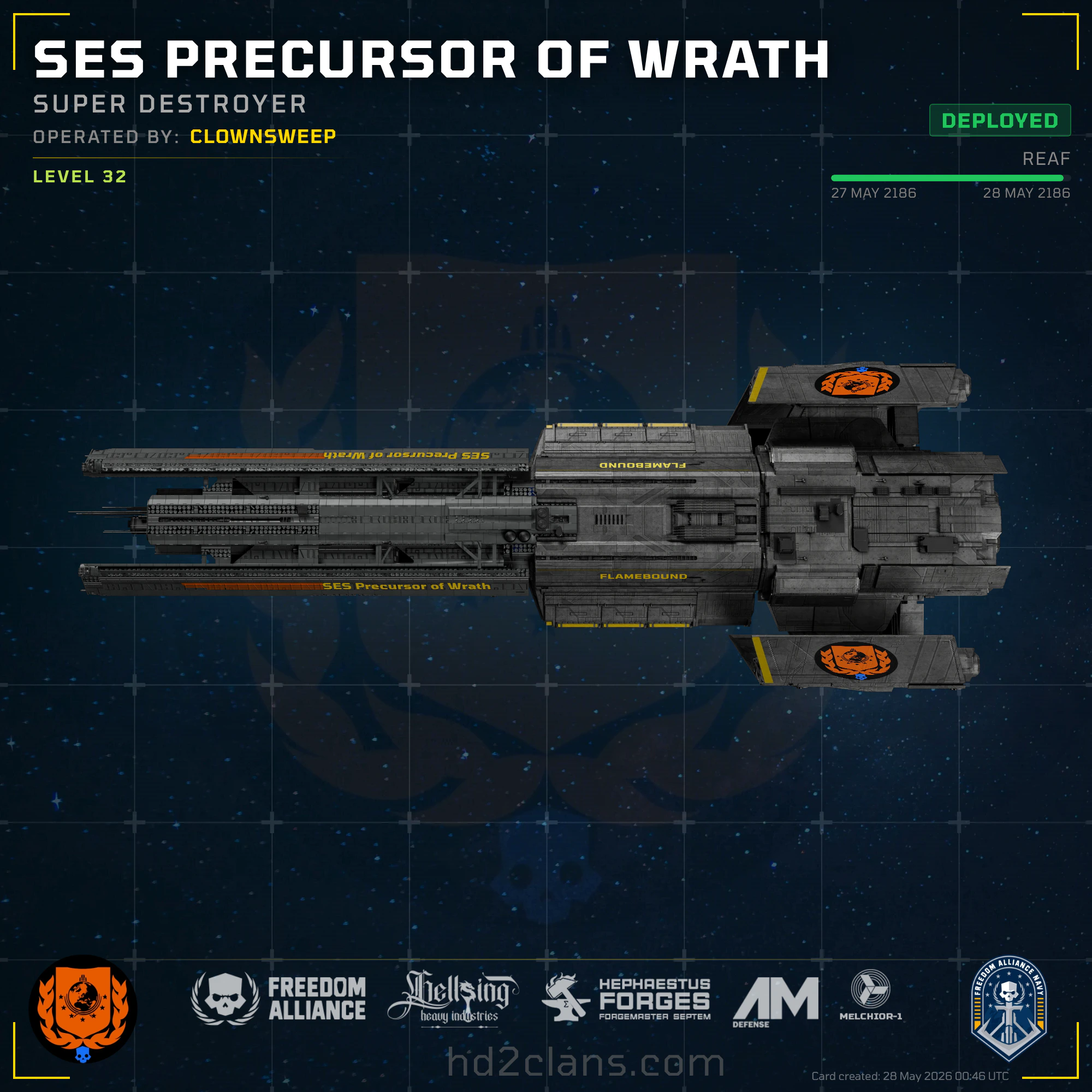 SES Precursor of Wrath