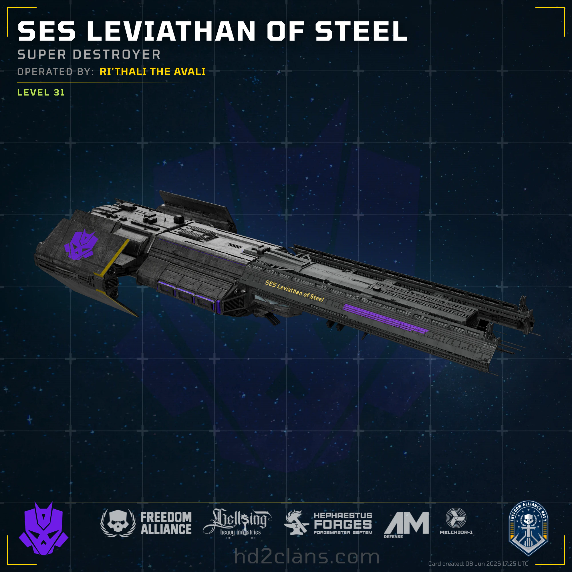 SES Leviathan of Steel