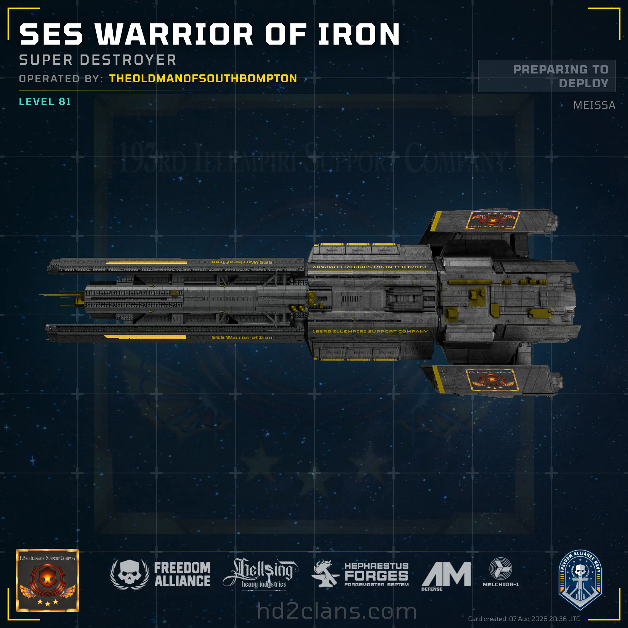 SES Warrior of Iron