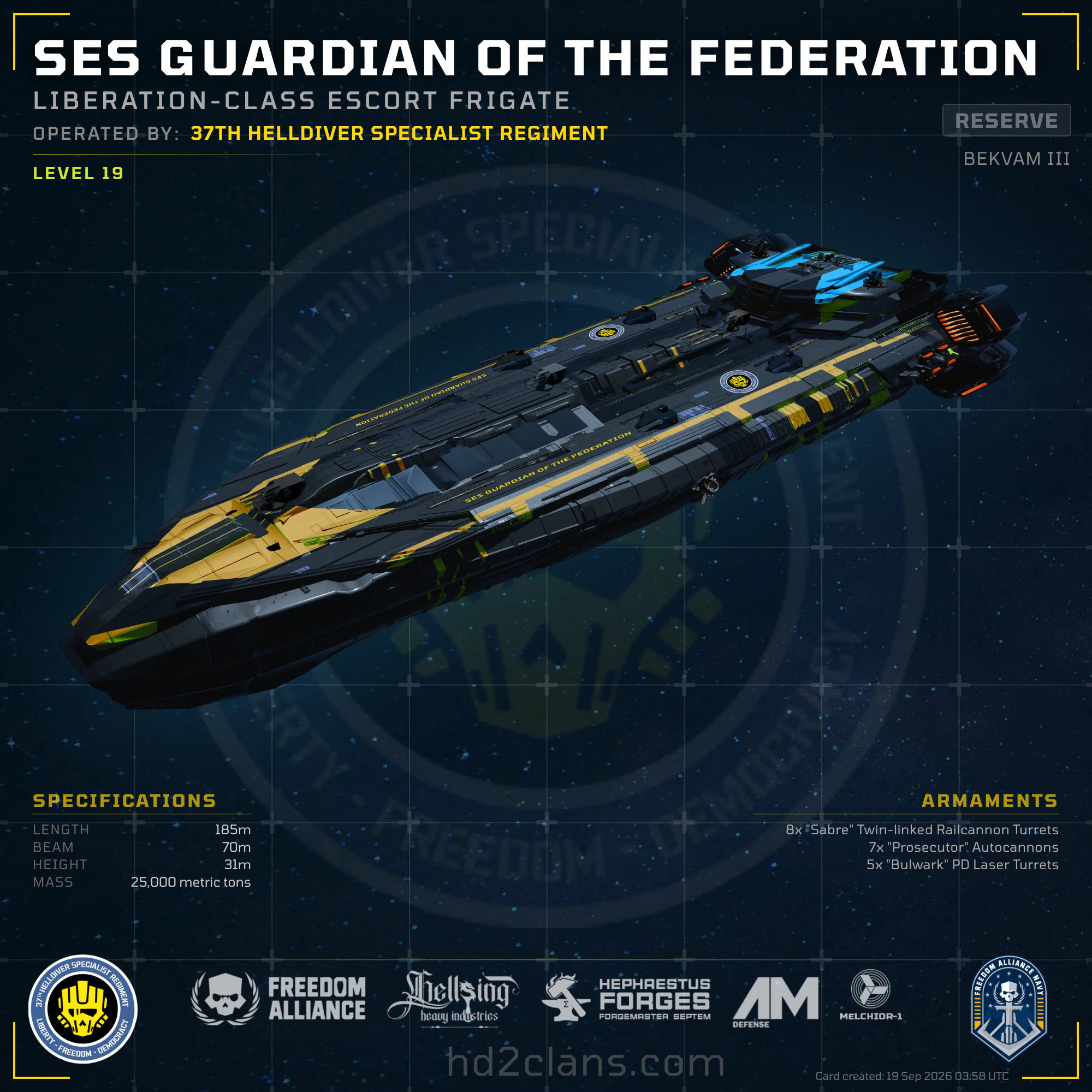 SES Guardian of The Federation