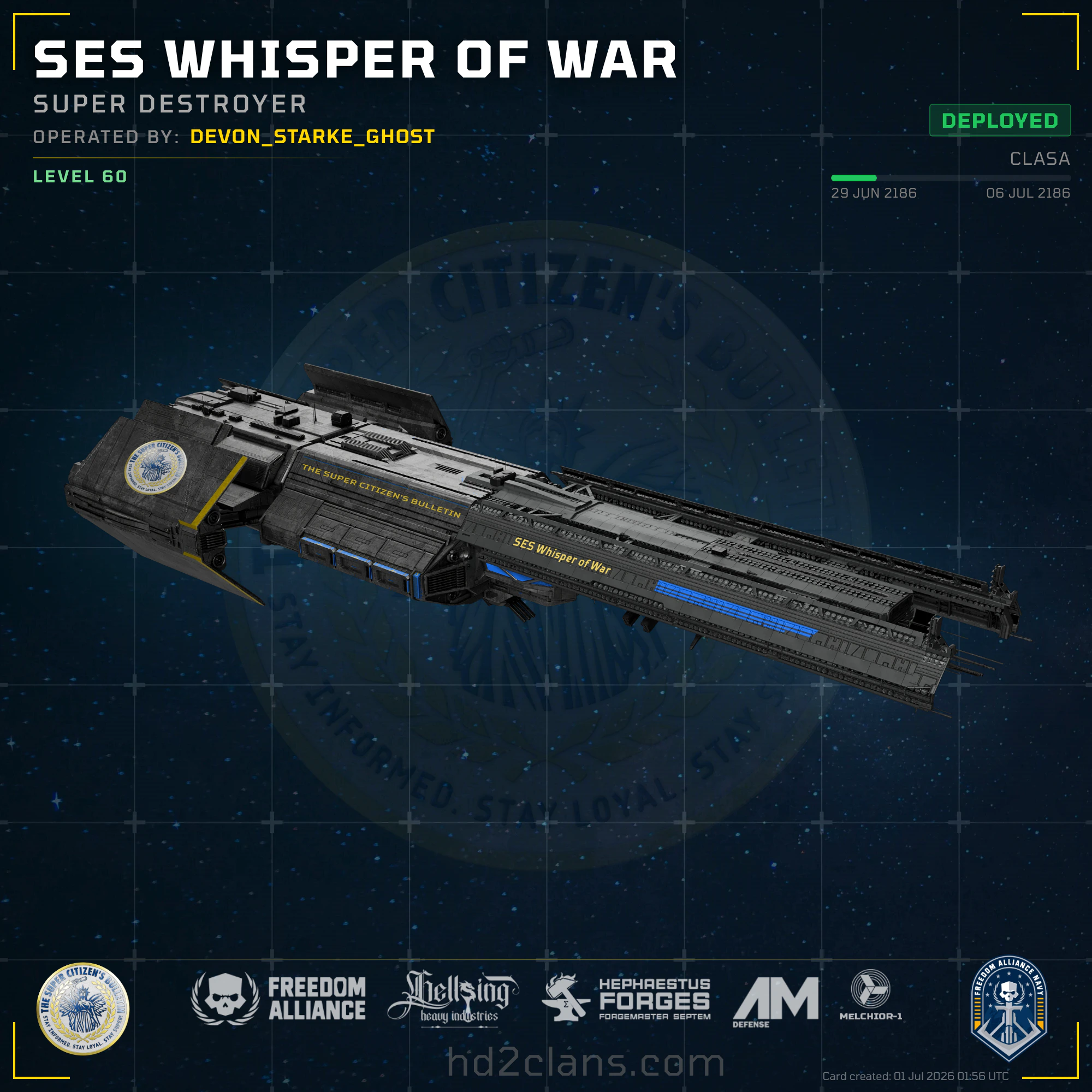 SES Whisper of War