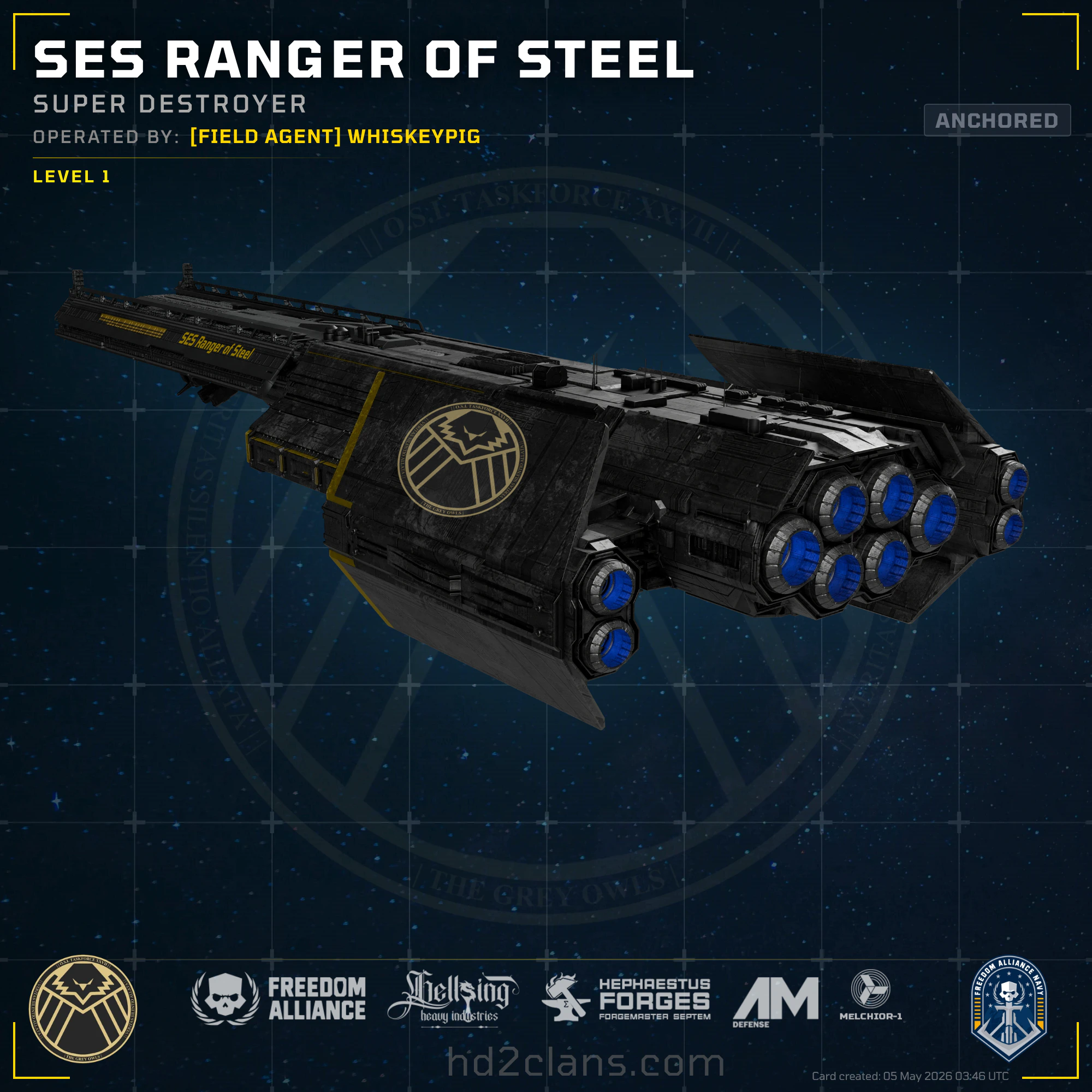 SES Ranger of Steel