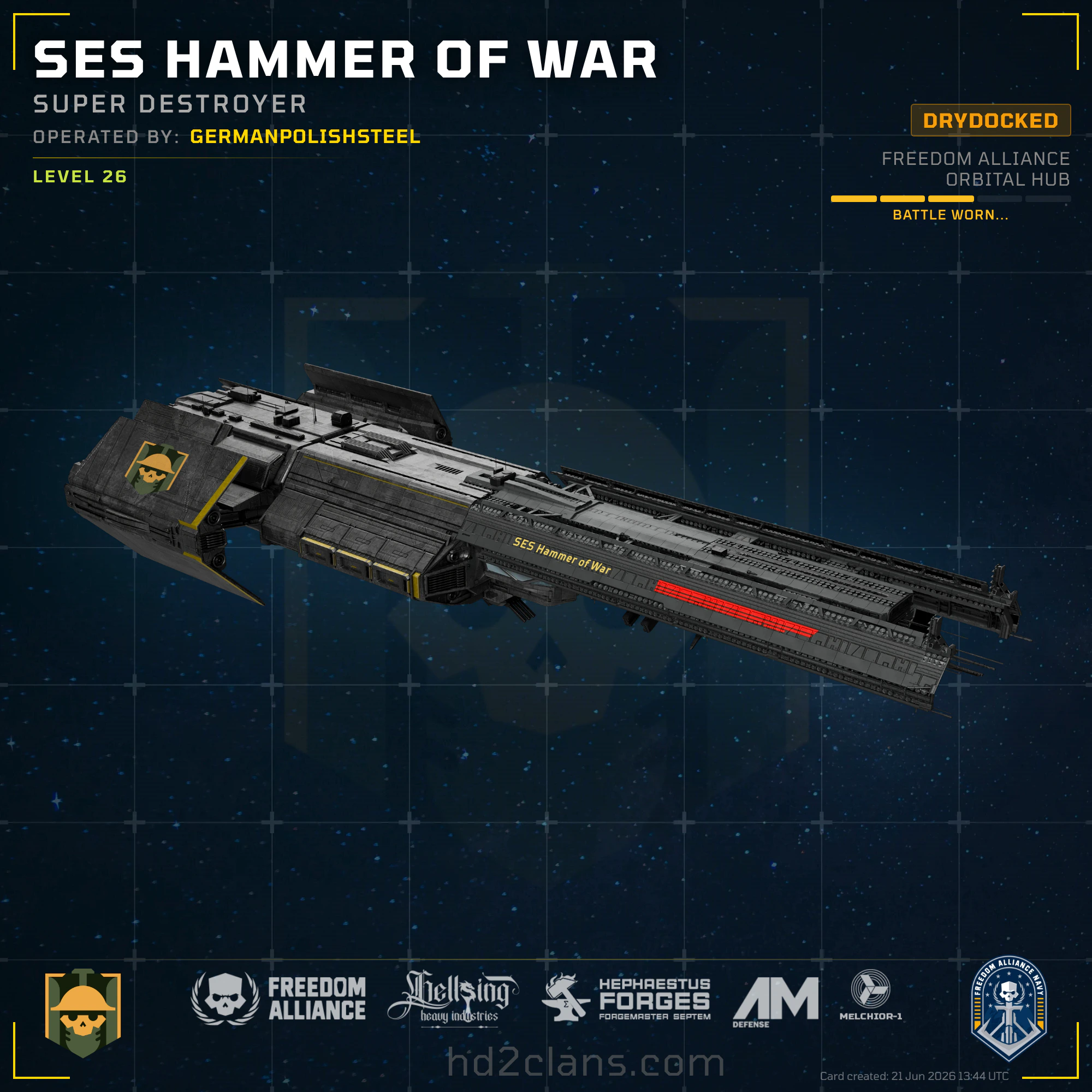 SES Hammer of War
