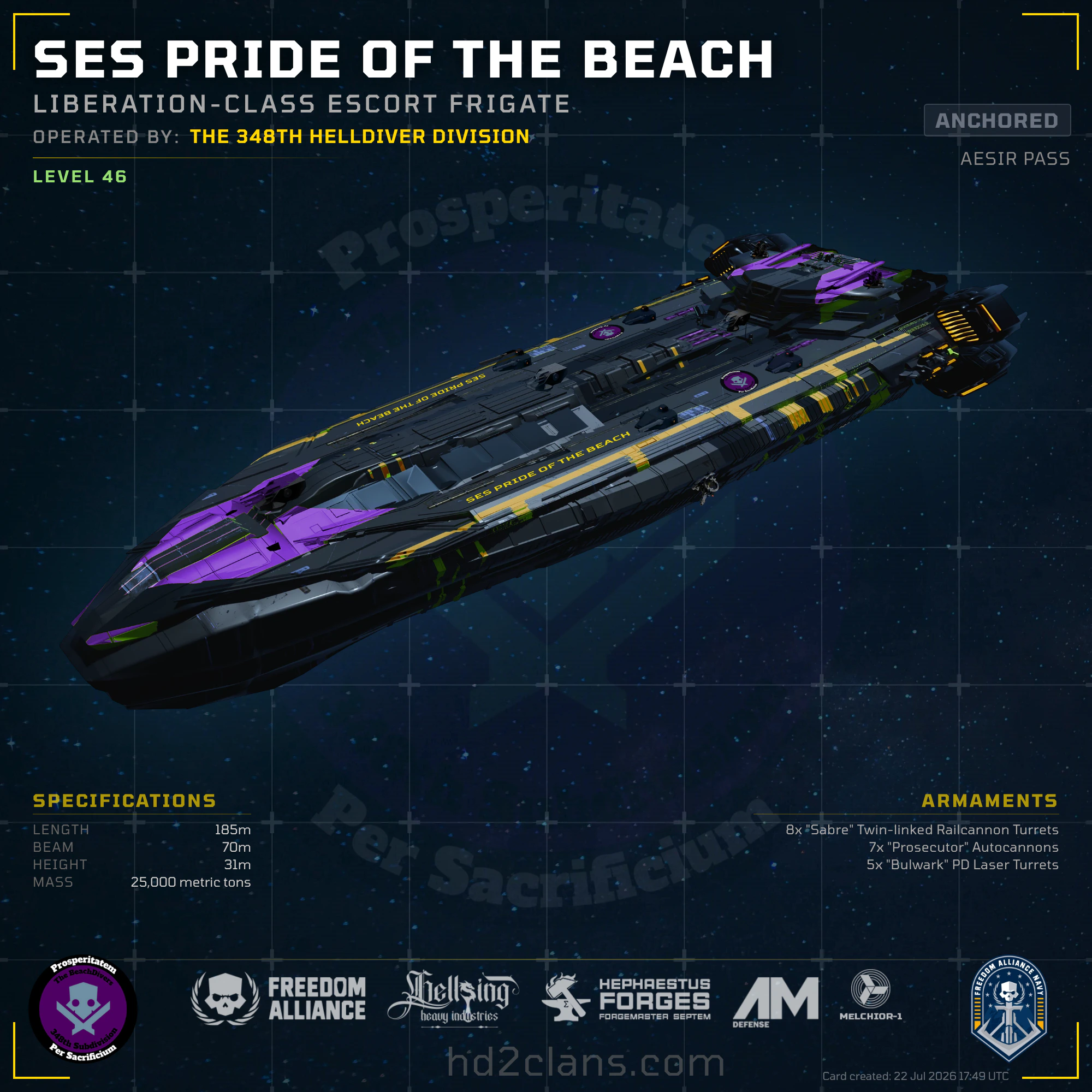 SES Pride of the Beach