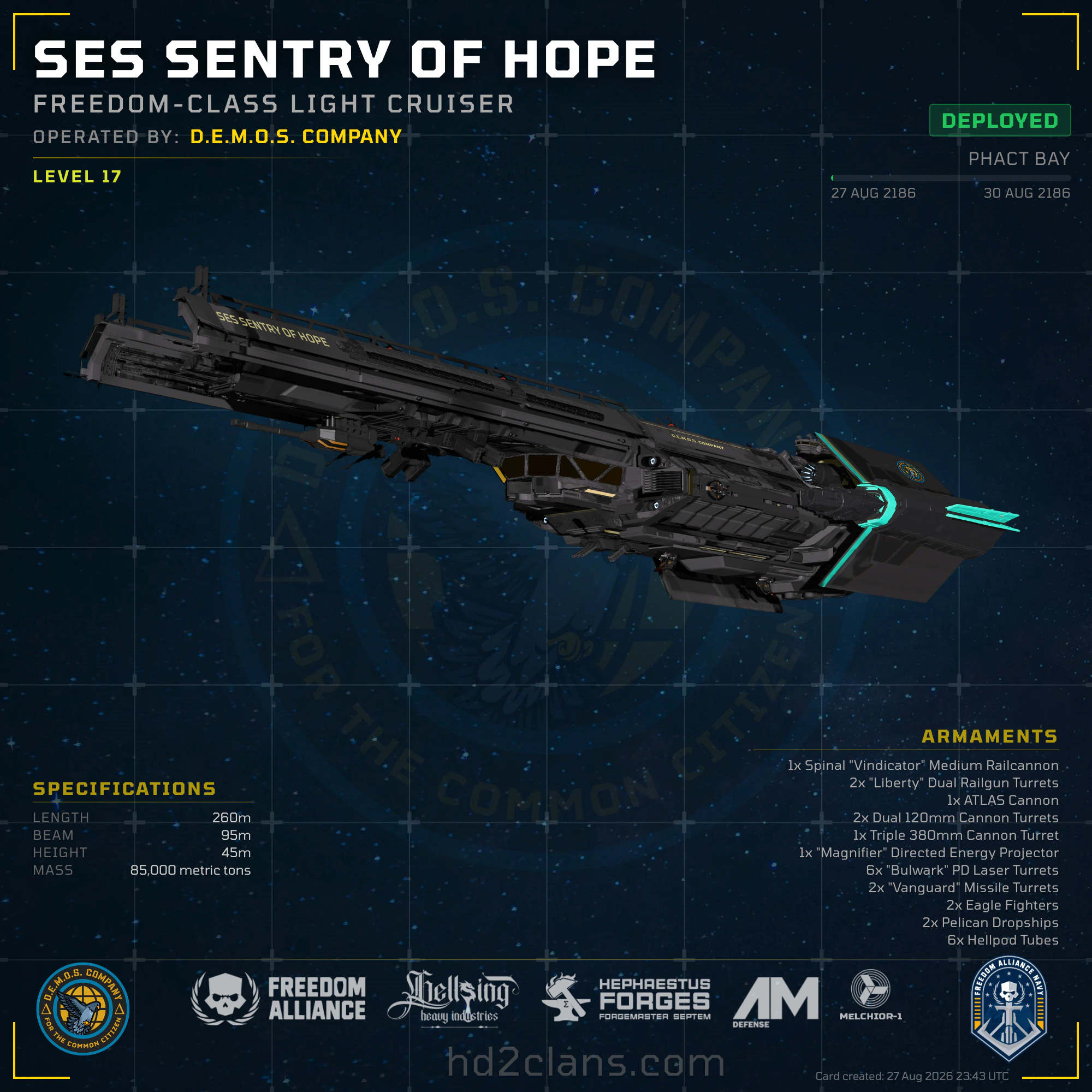 SES Sentry of Hope