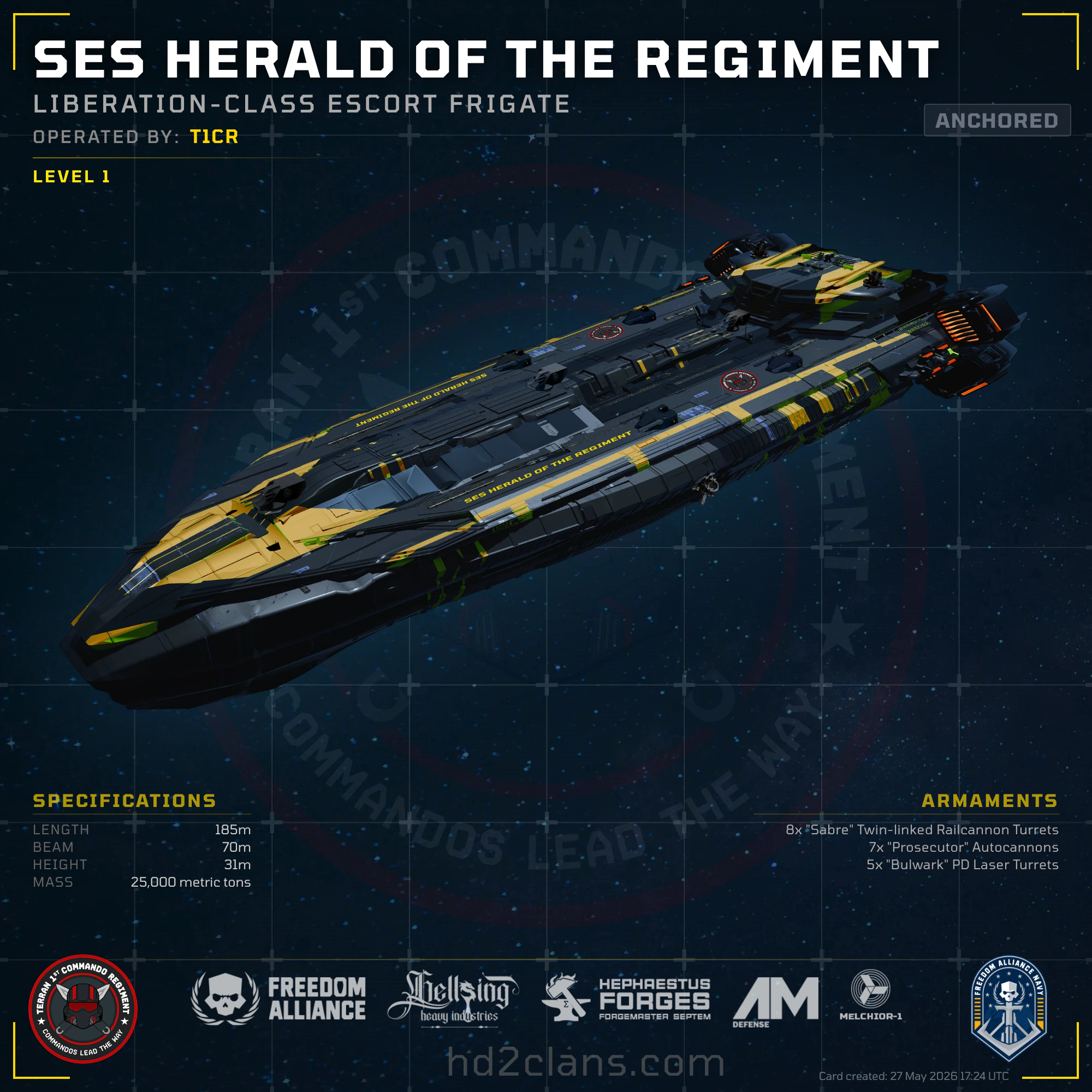 SES Herald of the Regiment