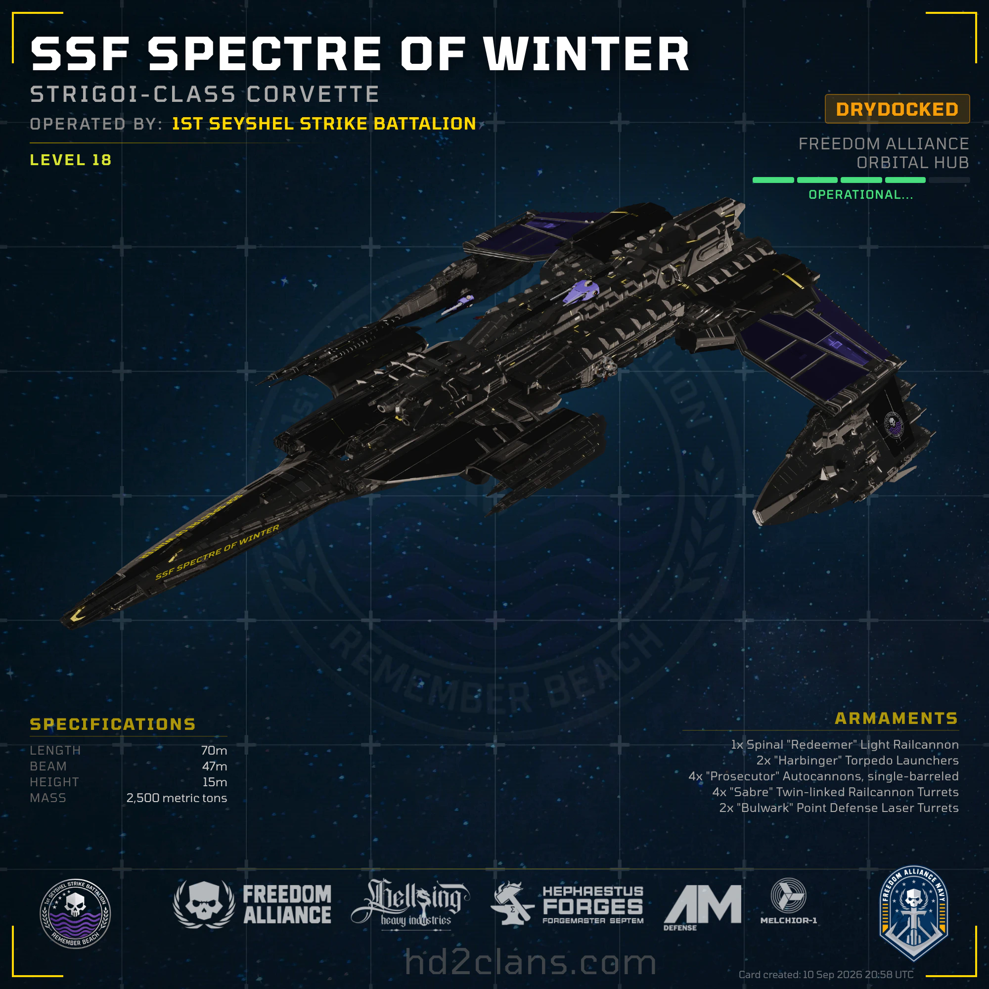 SSF Spectre of Winter