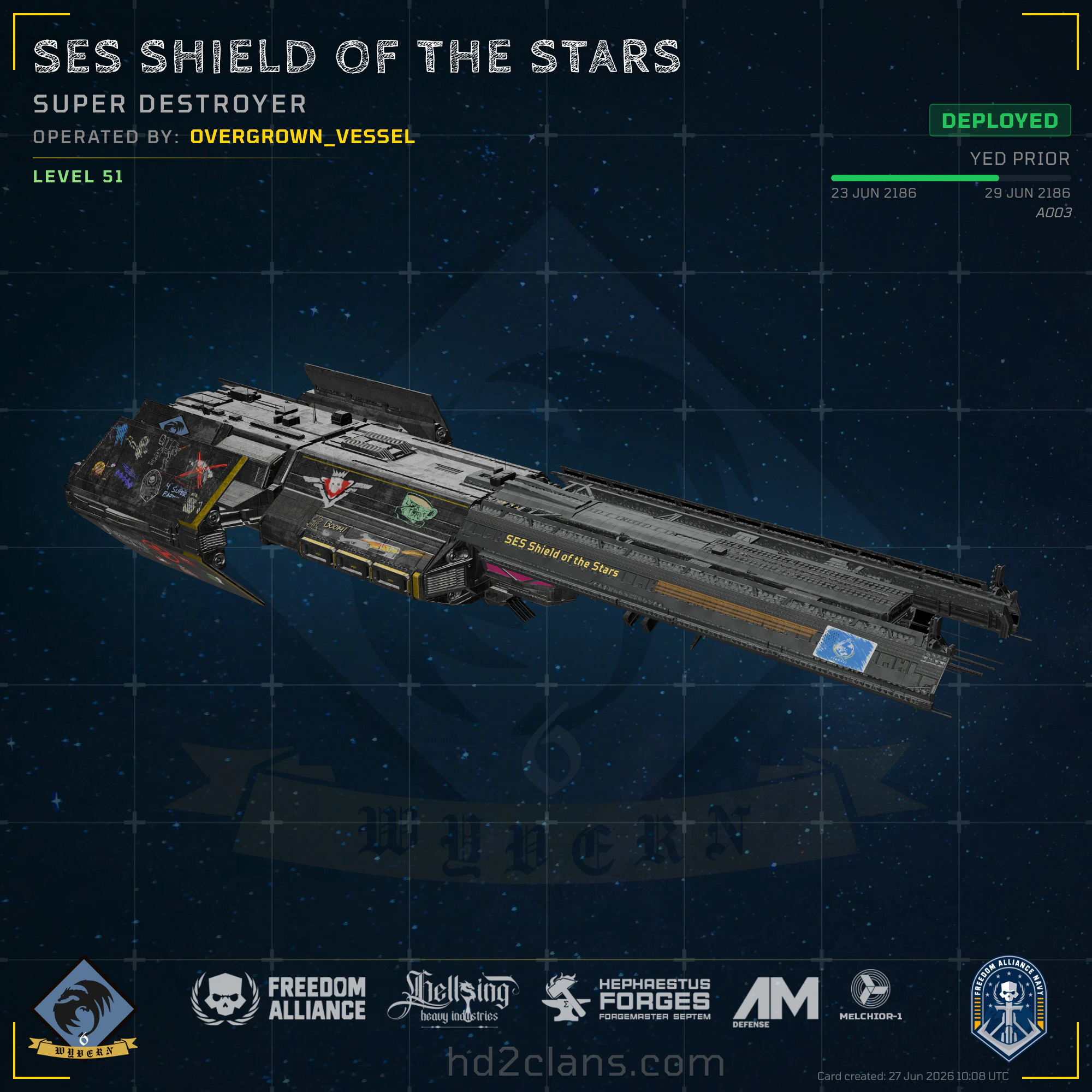 SES Shield of the Stars
