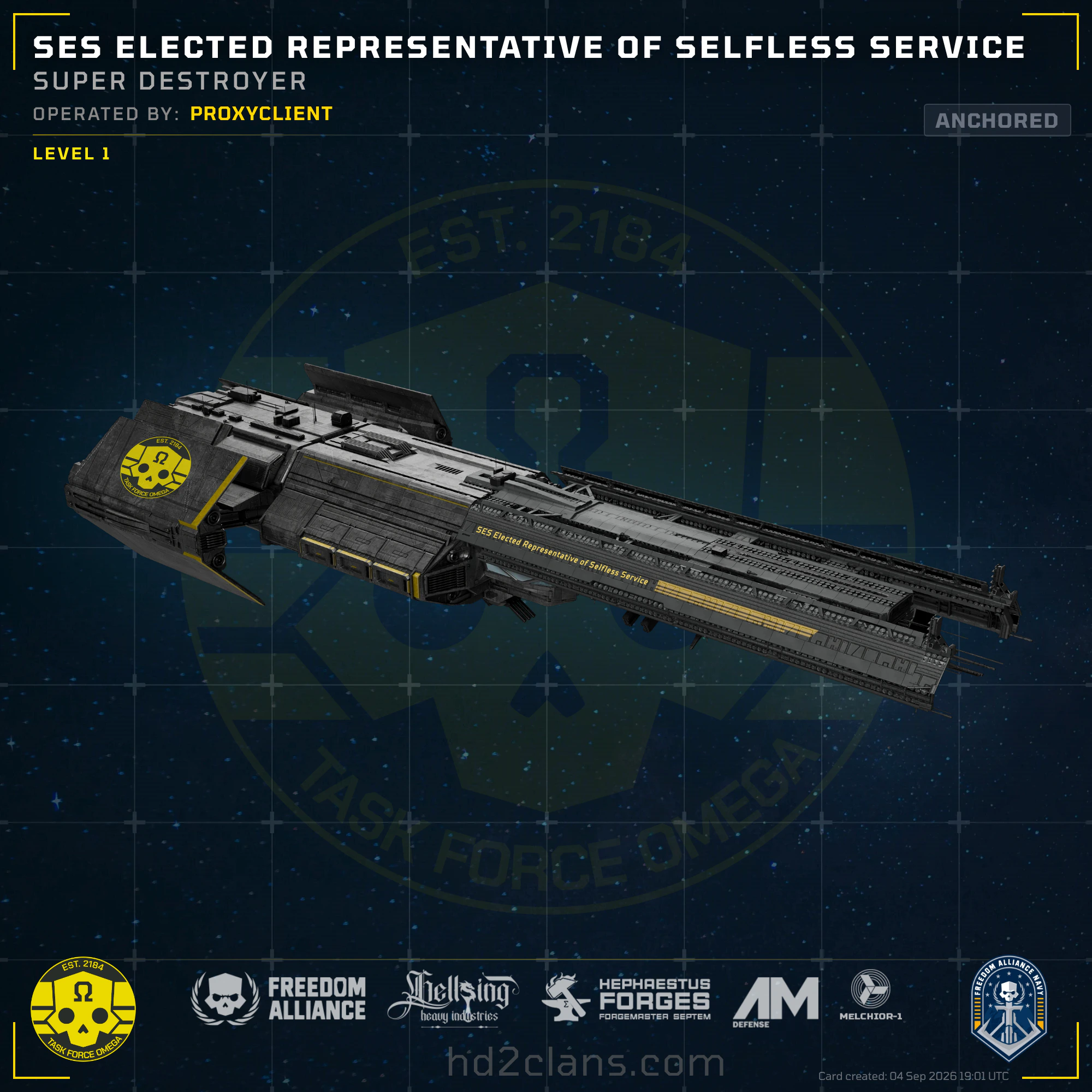 SES Elected Representative of Selfless Service
