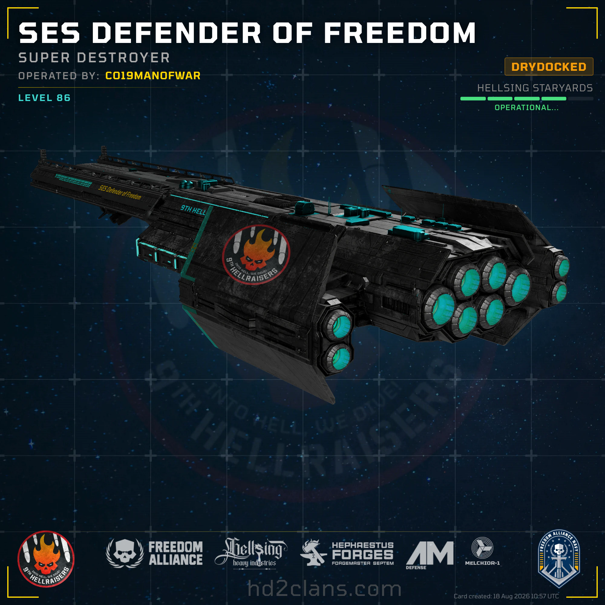 SES Defender of Freedom