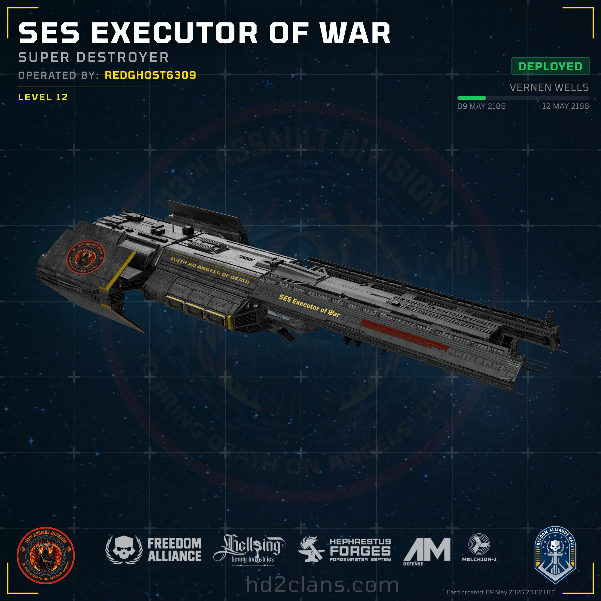 SES Executor of War
