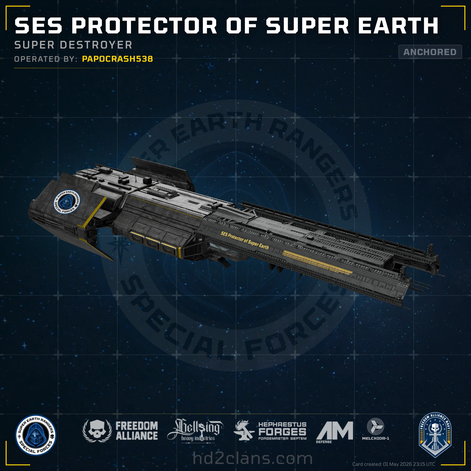 SES Protector of Super Earth