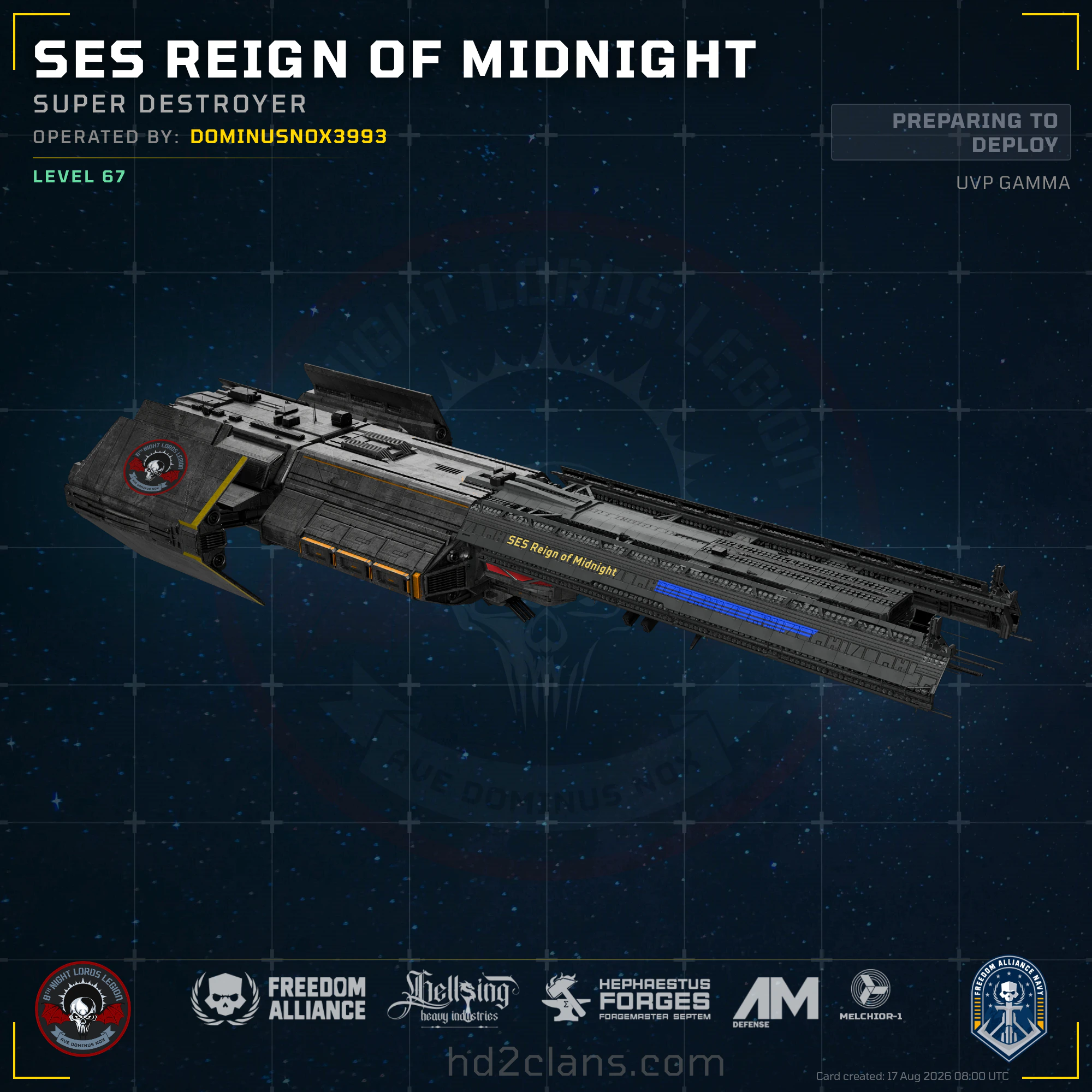 SES Reign of Midnight