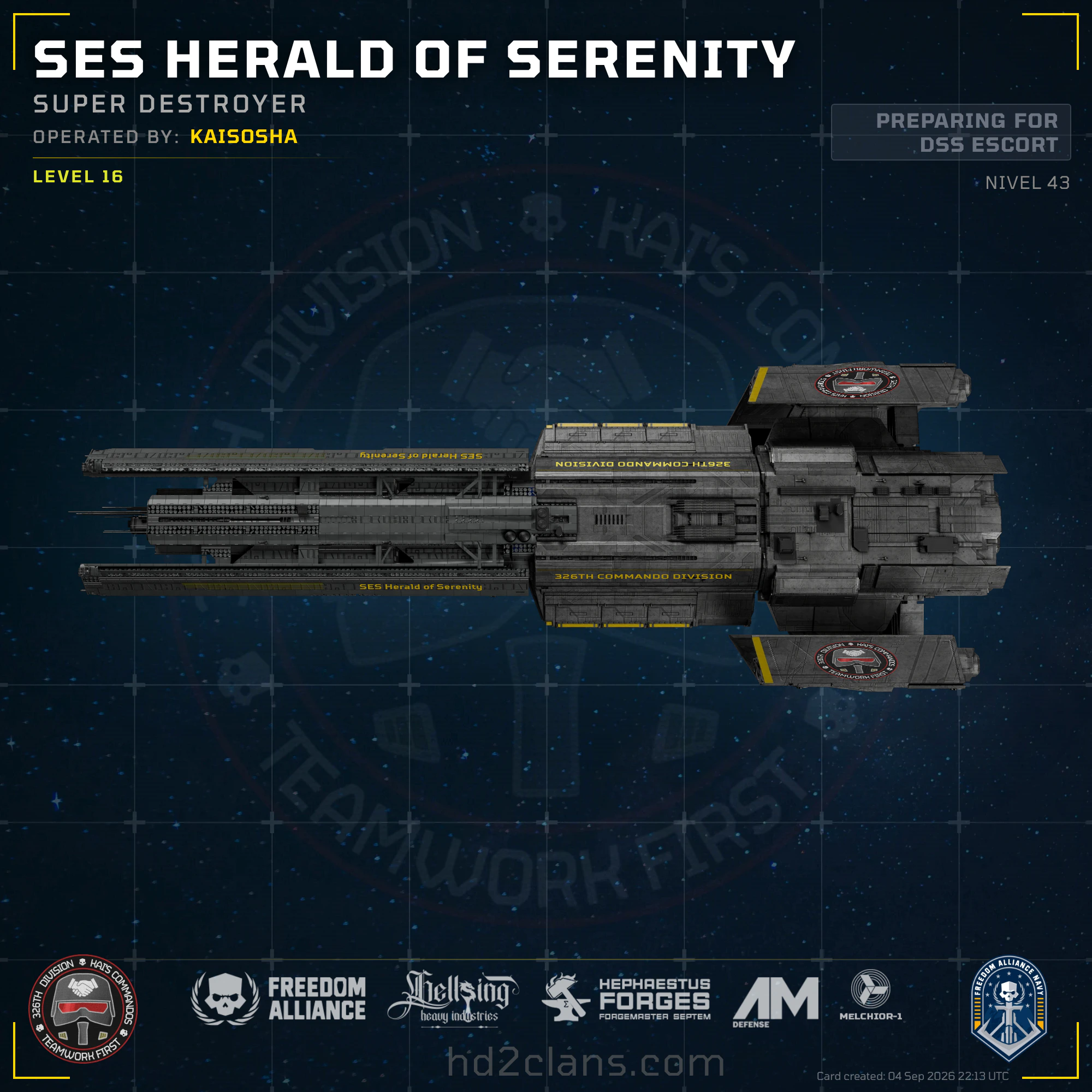 SES Herald of Serenity