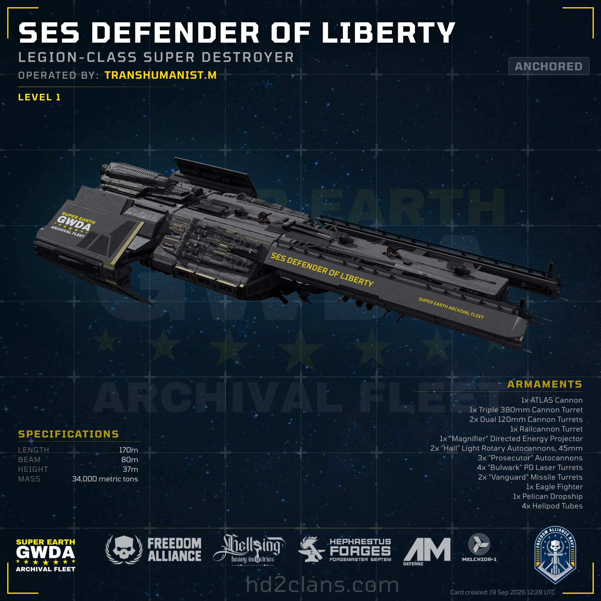 SES Defender of Liberty