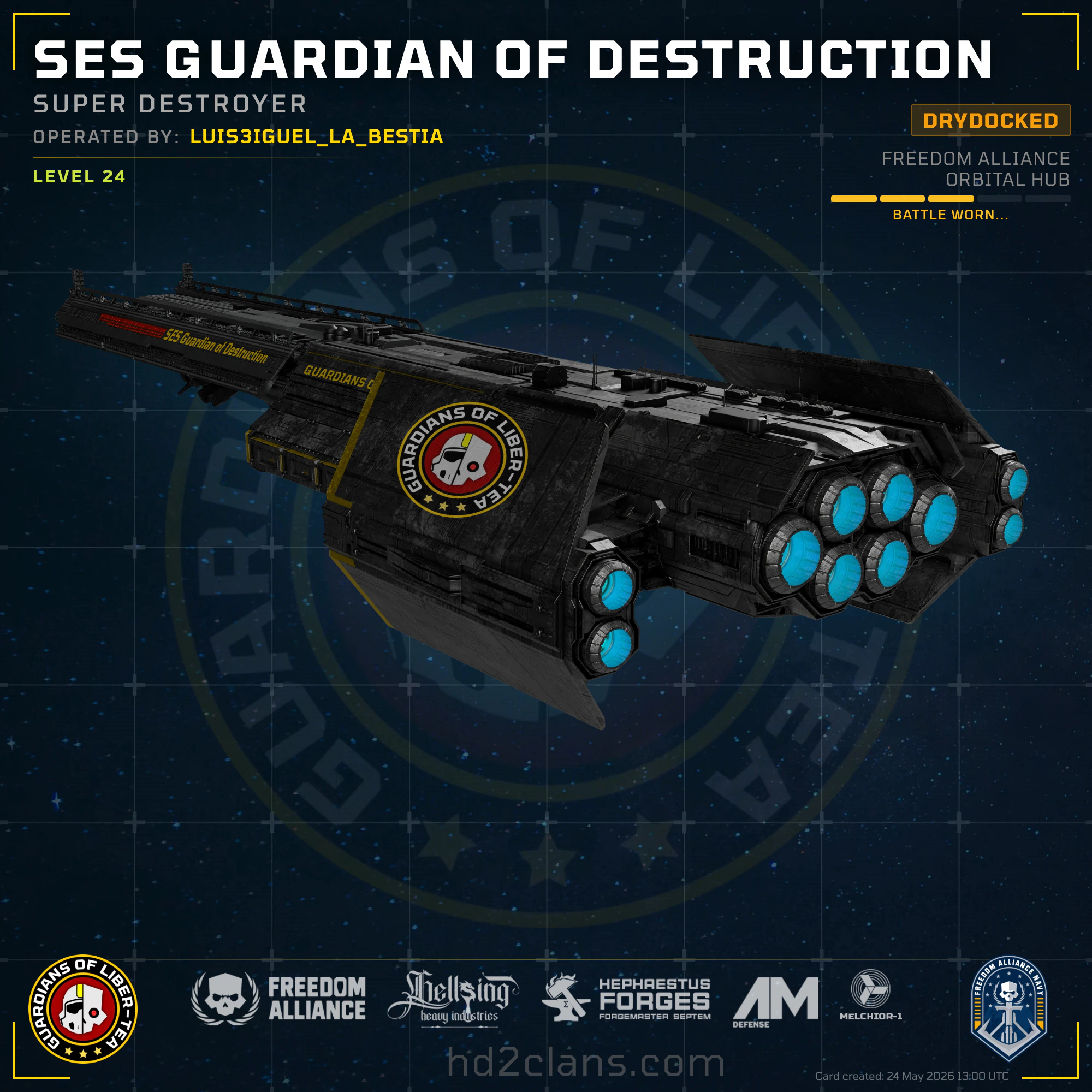 SES Guardian of Destruction