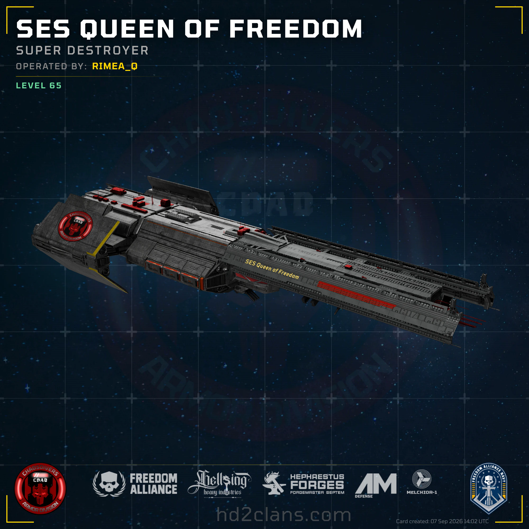 SES Queen of Freedom