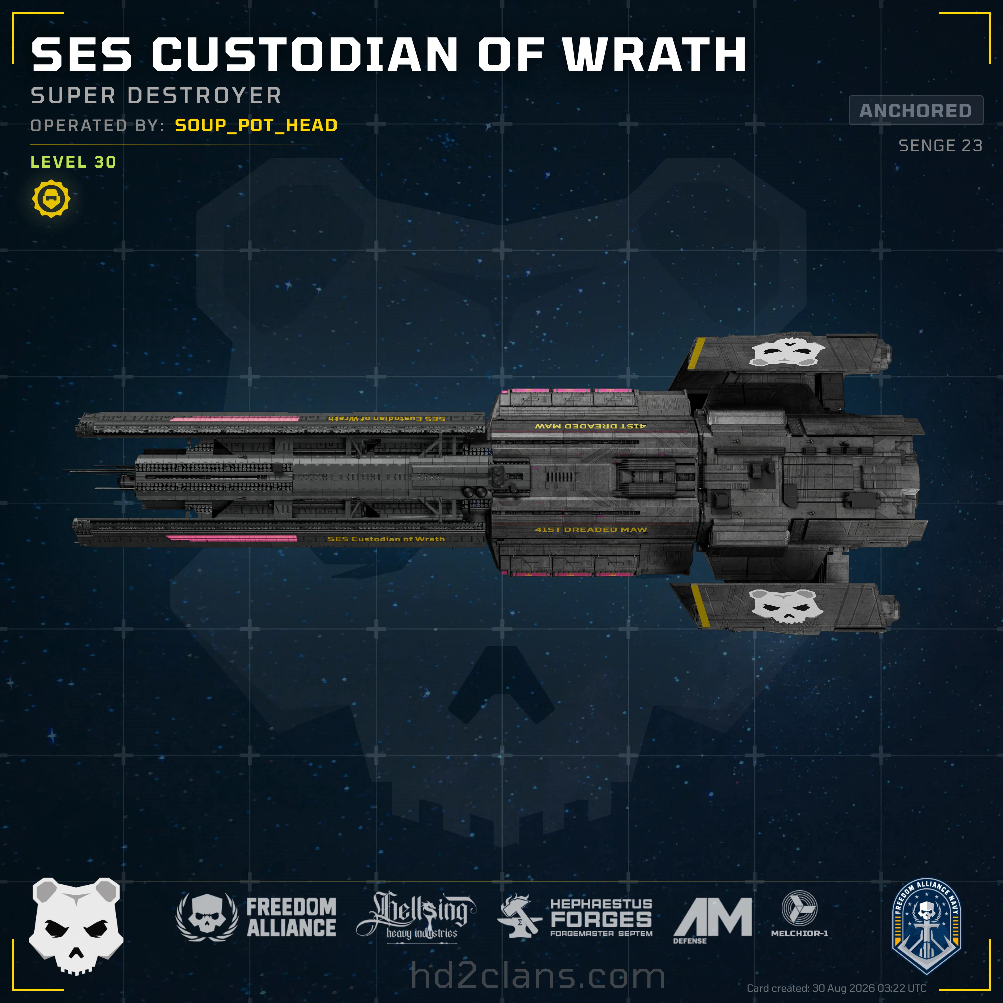 SES Custodian of Wrath