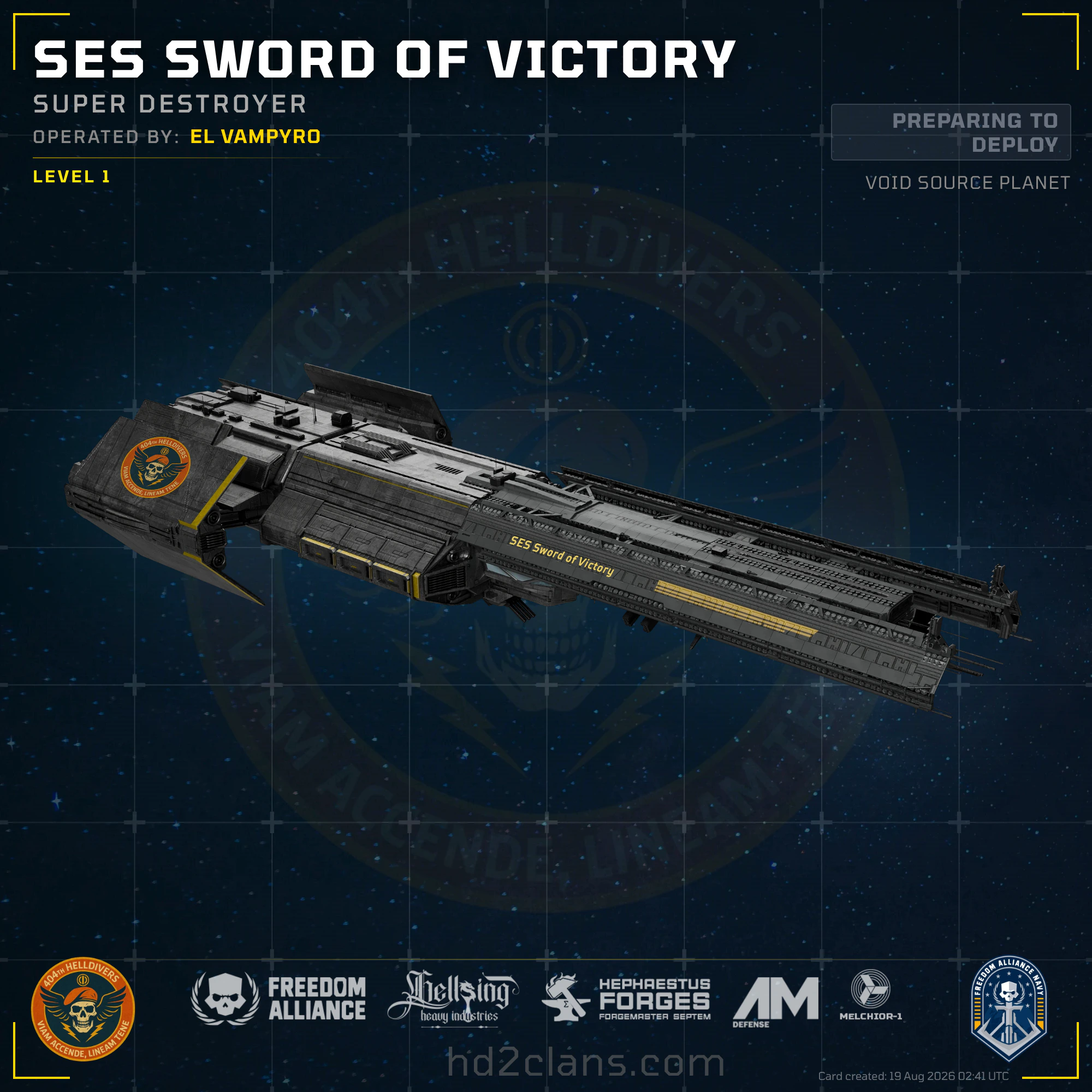 SES Sword of Victory