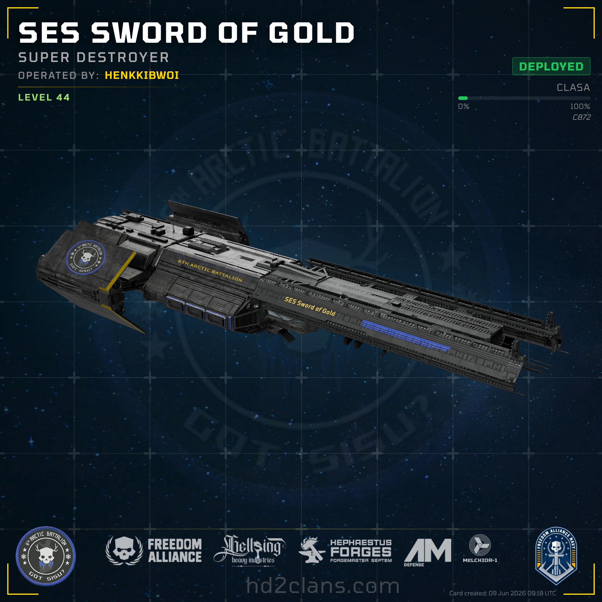 SES Sword of Gold