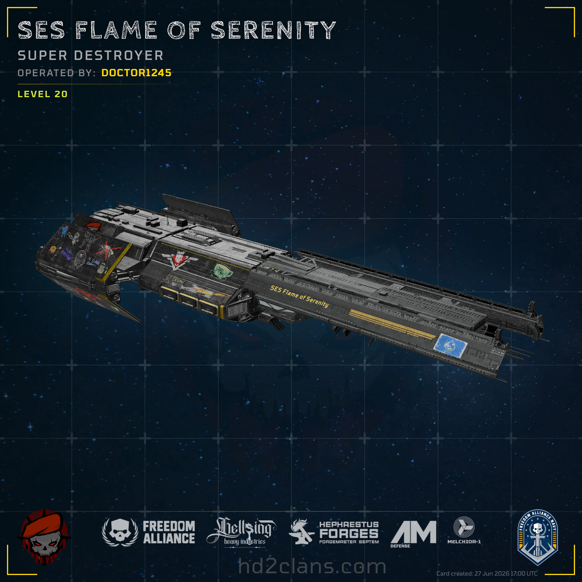 SES Flame of Serenity