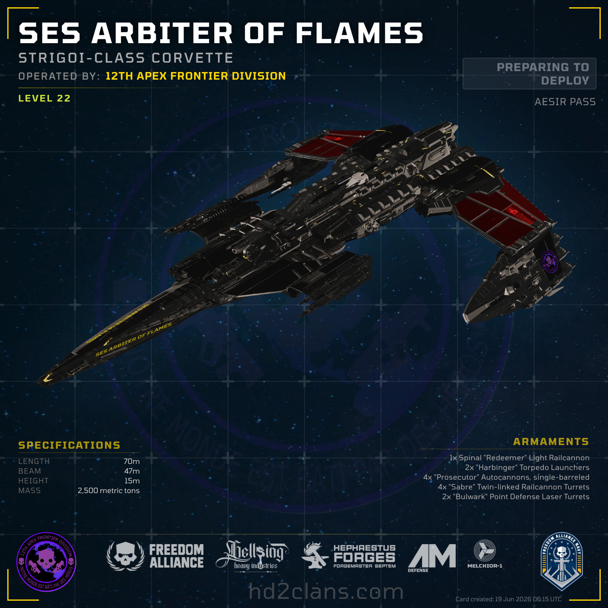 SES Arbiter of Flames