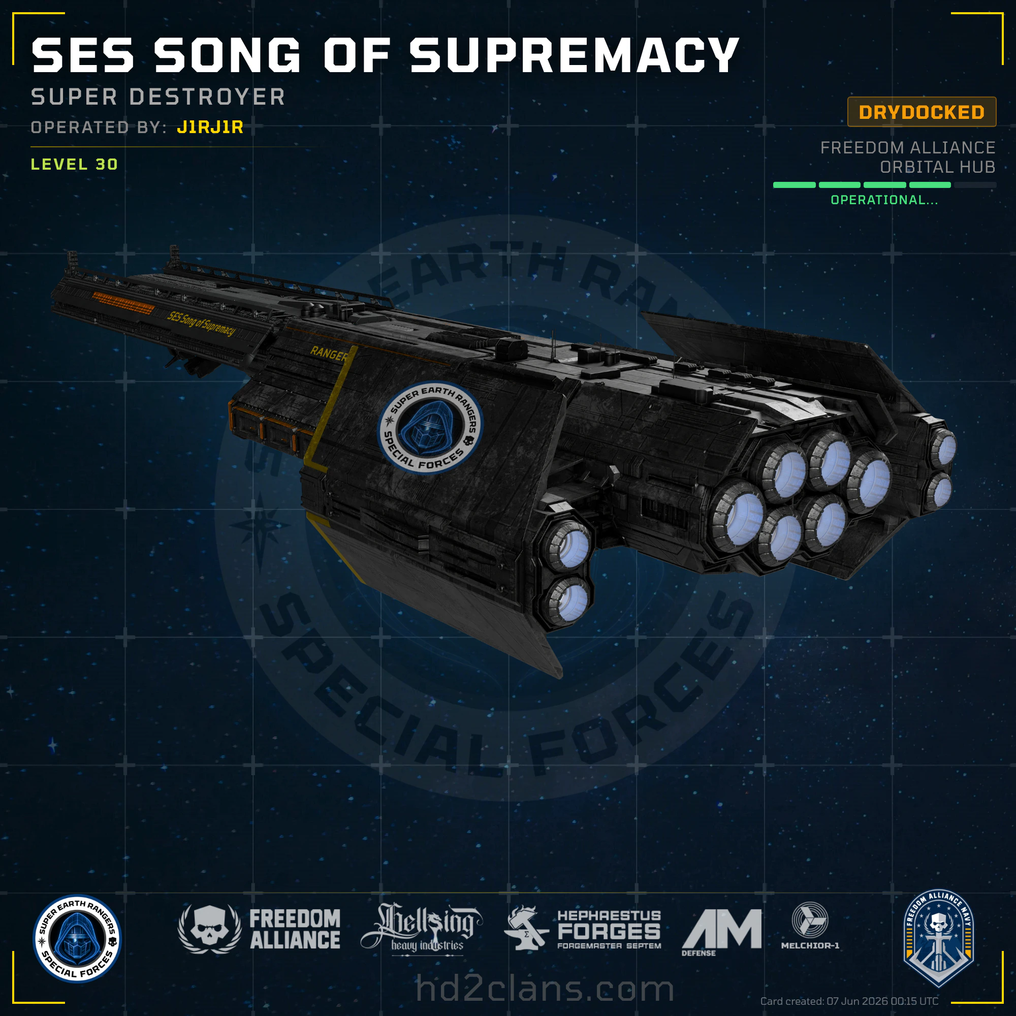 SES Song of Supremacy