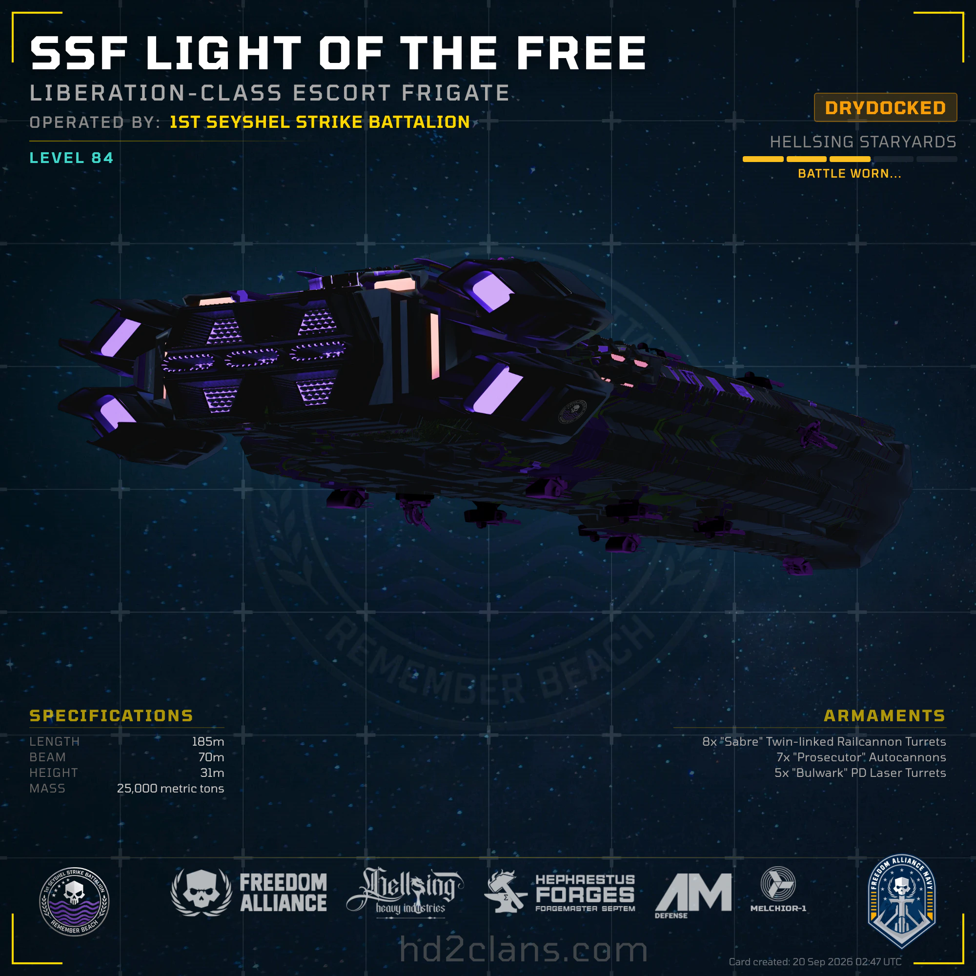 SSF Light of the Free