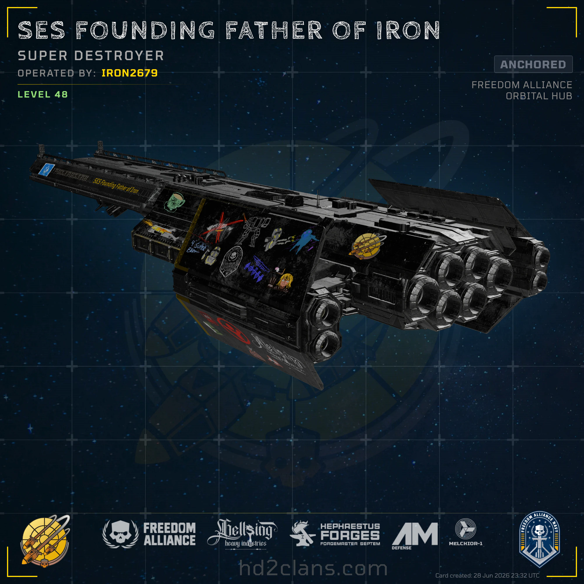 SES Founding Father of Iron