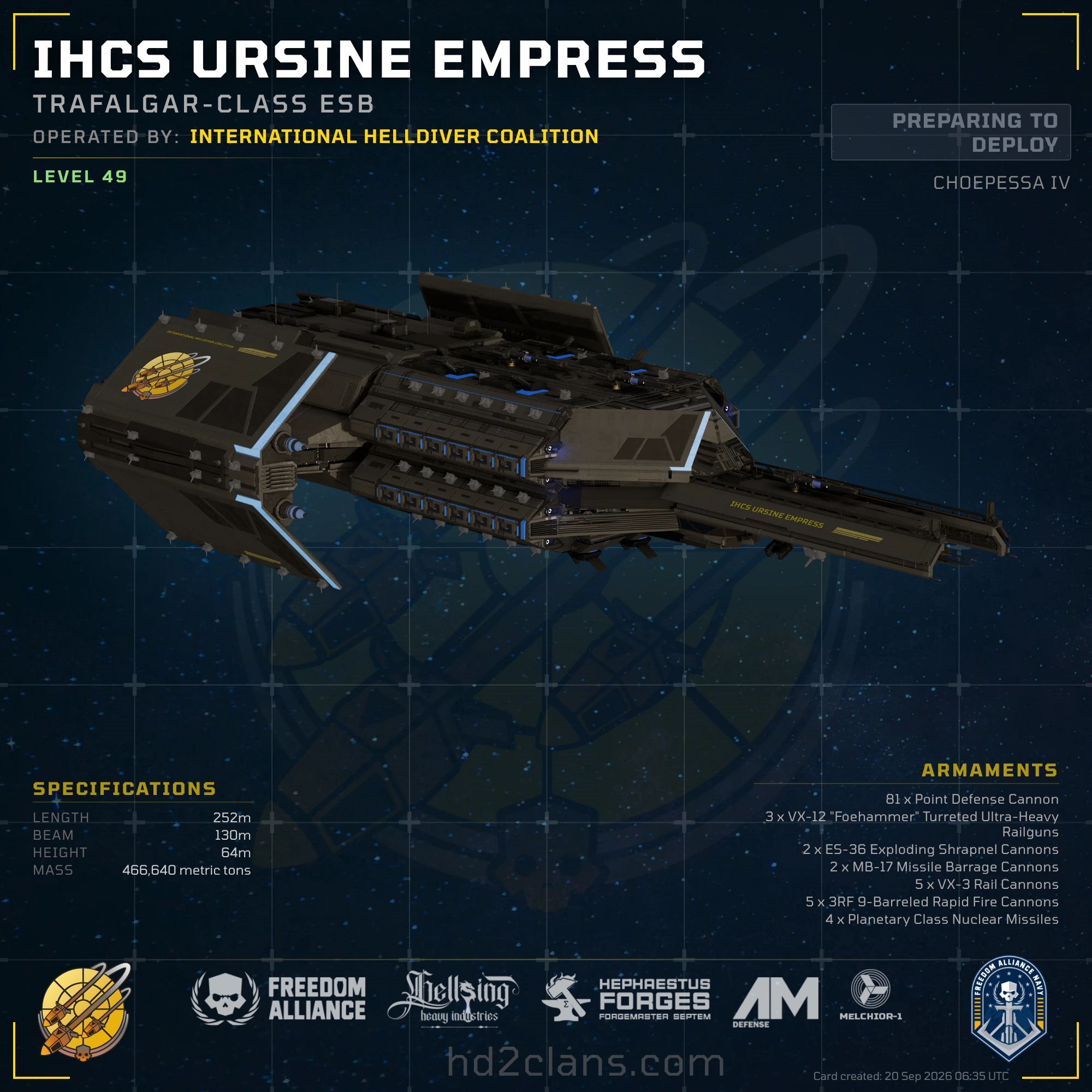 IHCS Ursine Empress