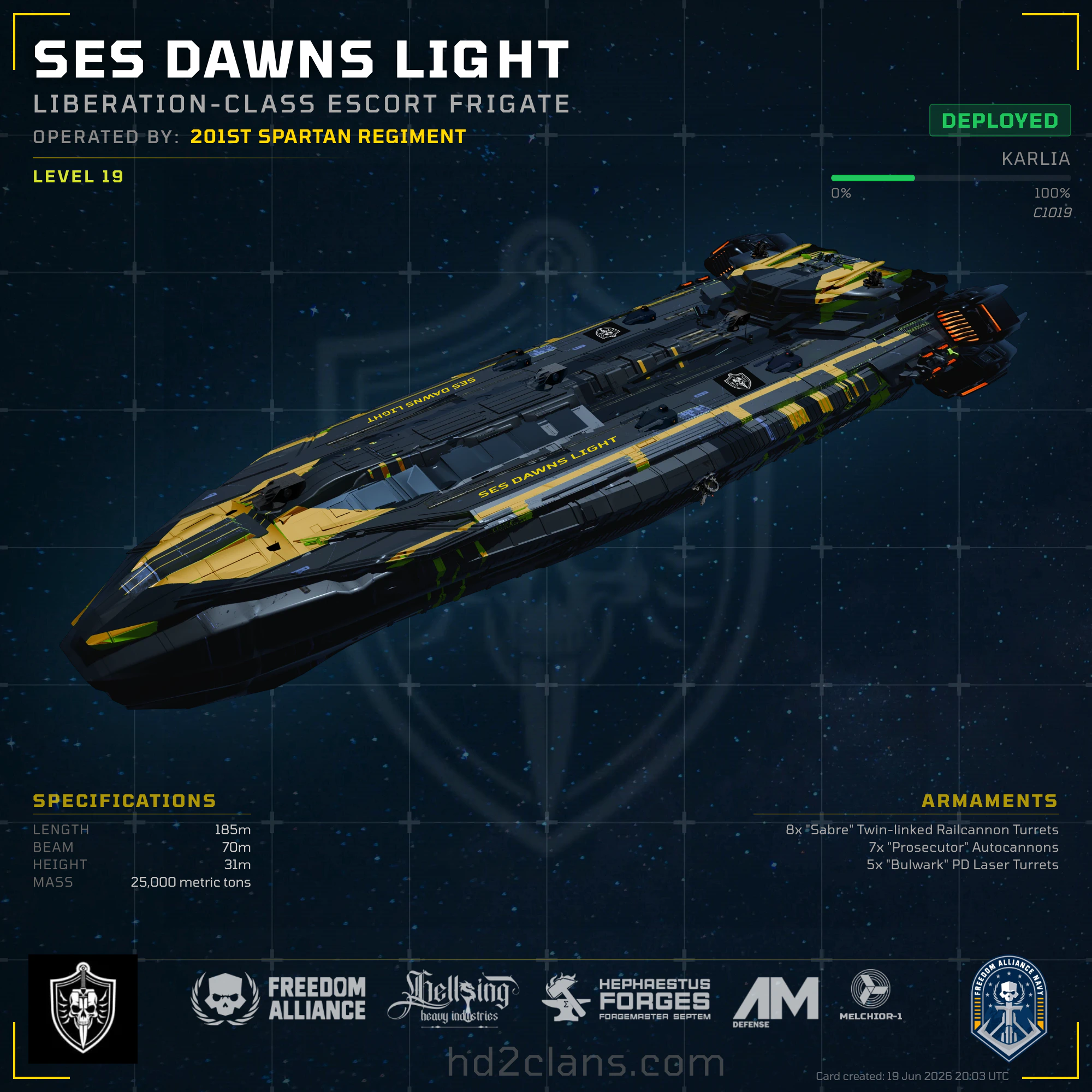 SES Dawns Light